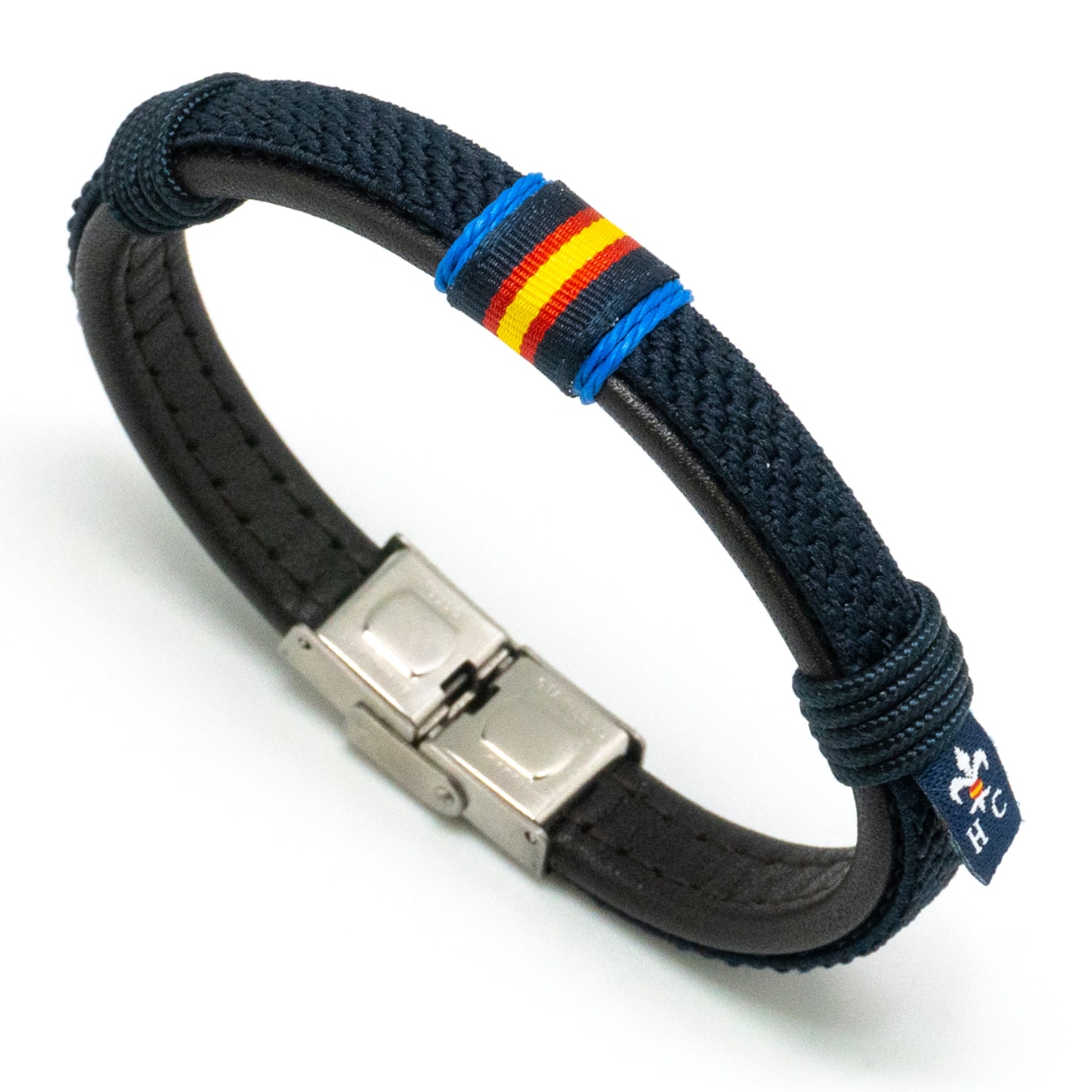 Imagen 0 de Pulsera Wake Up de hombre con bandera Azul