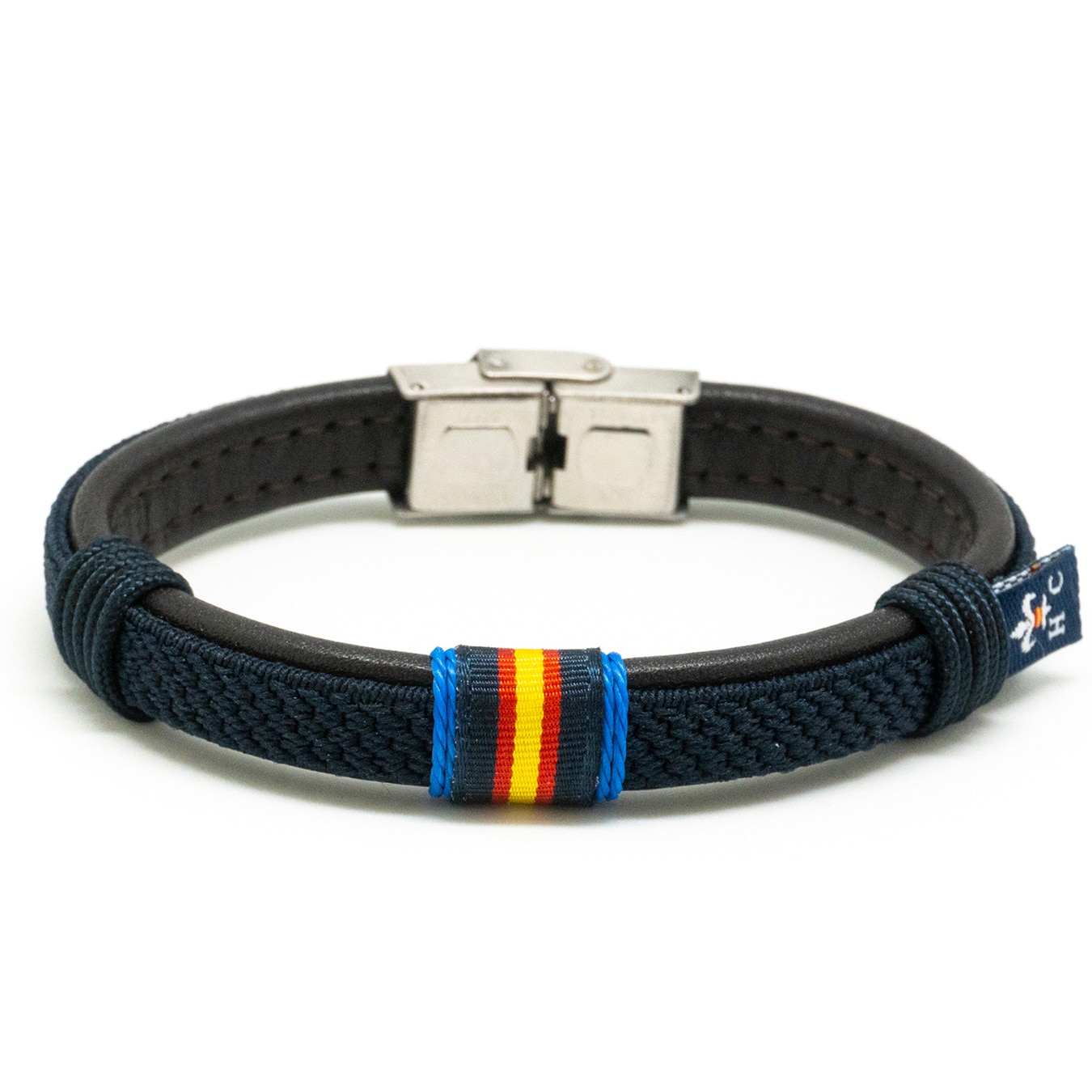 Pulsera Wake Up de hombre con bandera - Hispania Colors - Azul Azul-2