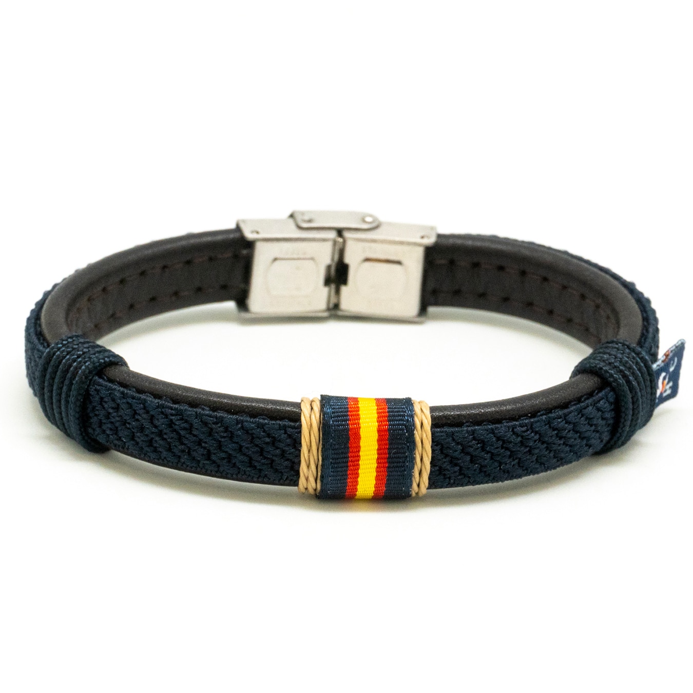 Pulsera Wake Up de hombre con bandera - Hispania Colors - Azul Azul-2