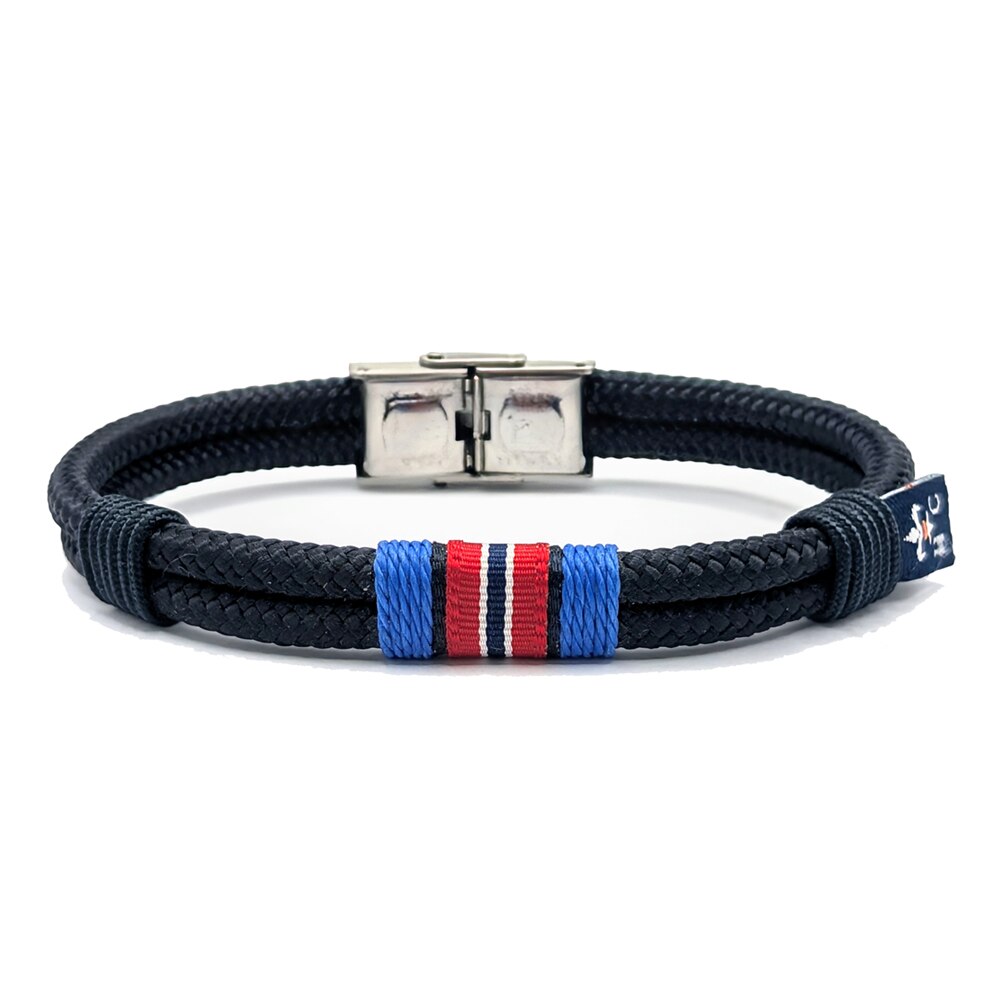 Pulsera Wake Up de hombre con bandera - Hispania Colors - Azul Azul-2