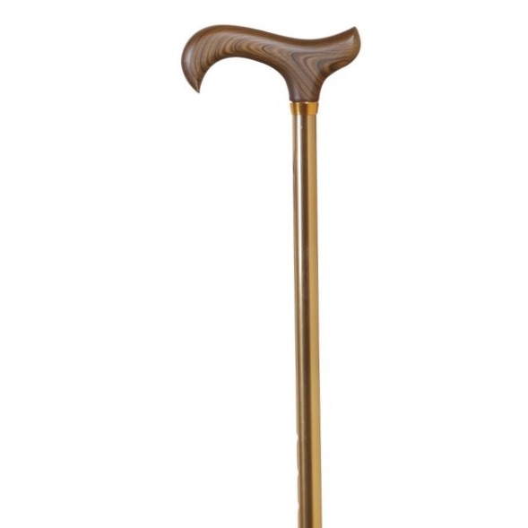 Imagem 1 de Bengala metálica extensível bronze