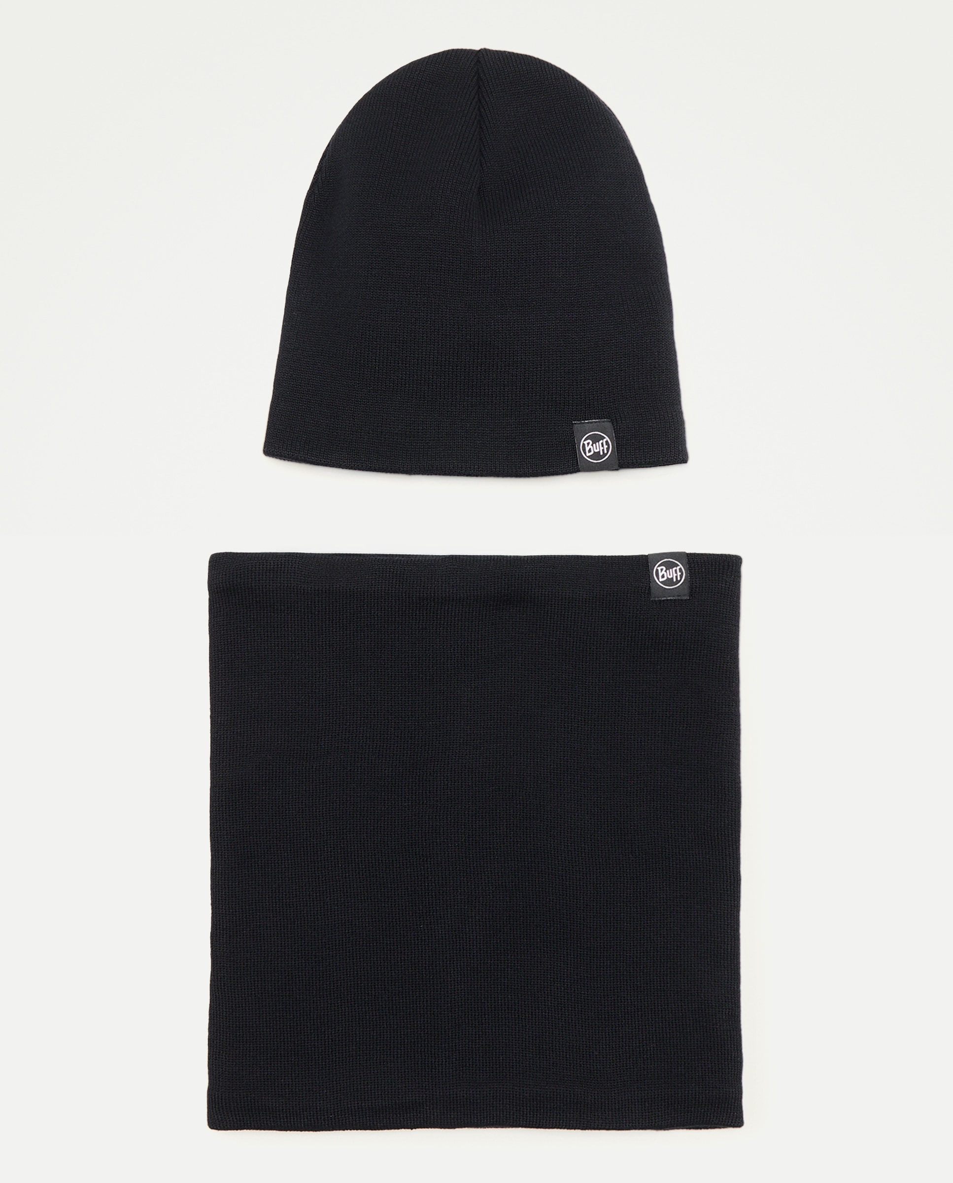 Imagen 1 de Pack gorro + cuello de hombre Negro