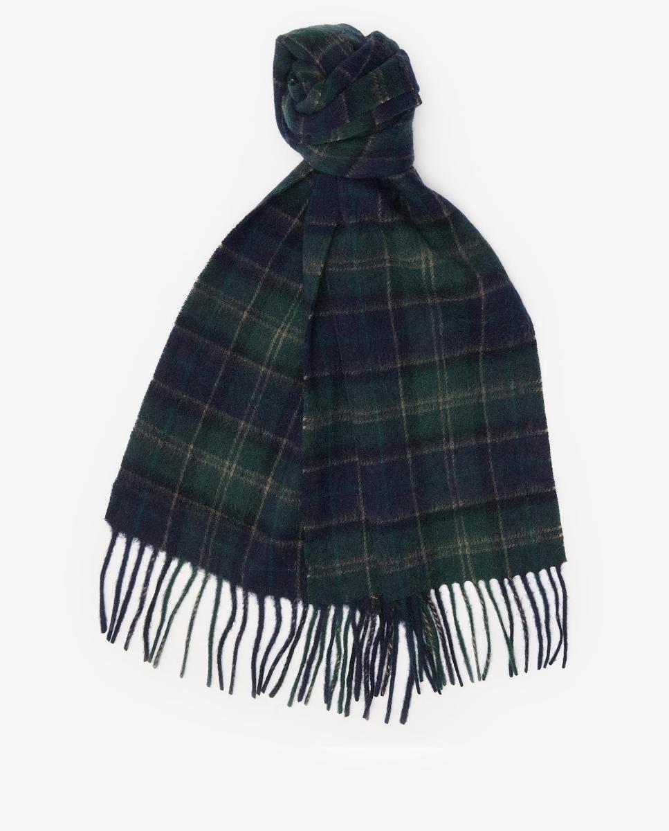 Imagen 0 de Conjunto de bufanda y guantes de hombre Verde