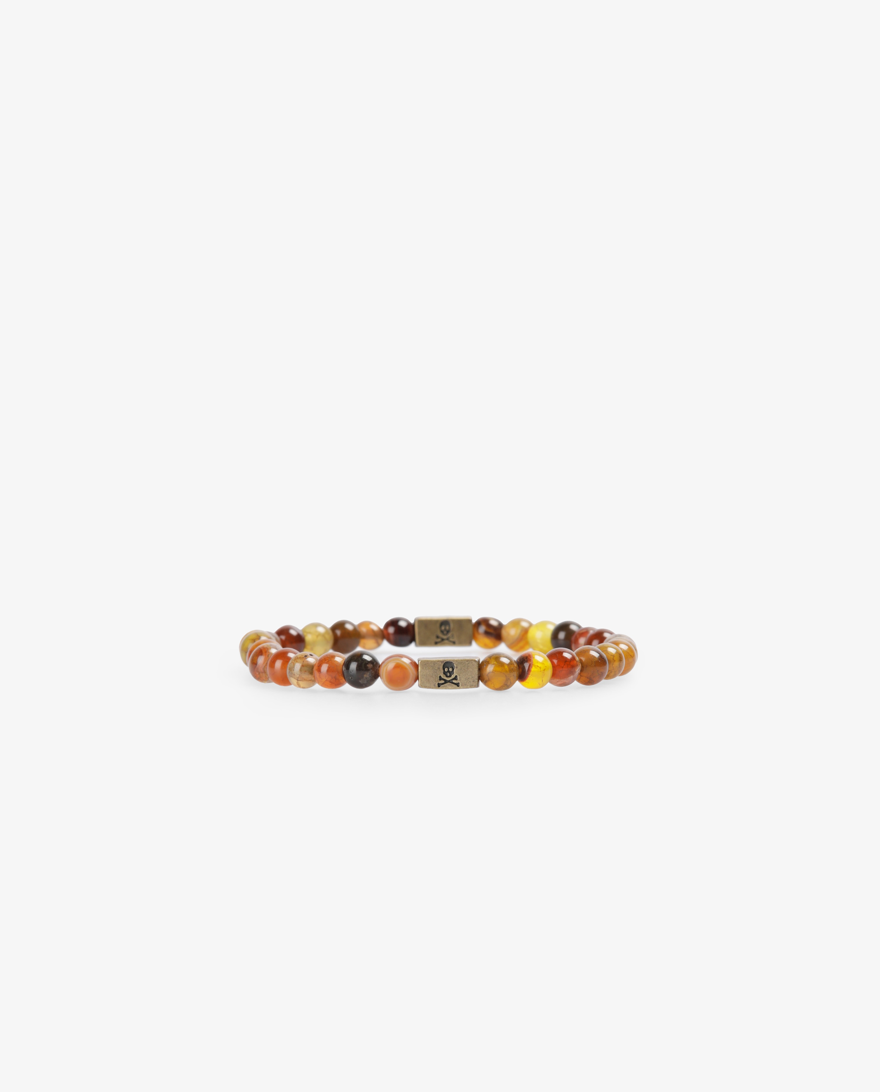Imagen 0 de Pulsera piedras naturales de hombre Mostaza