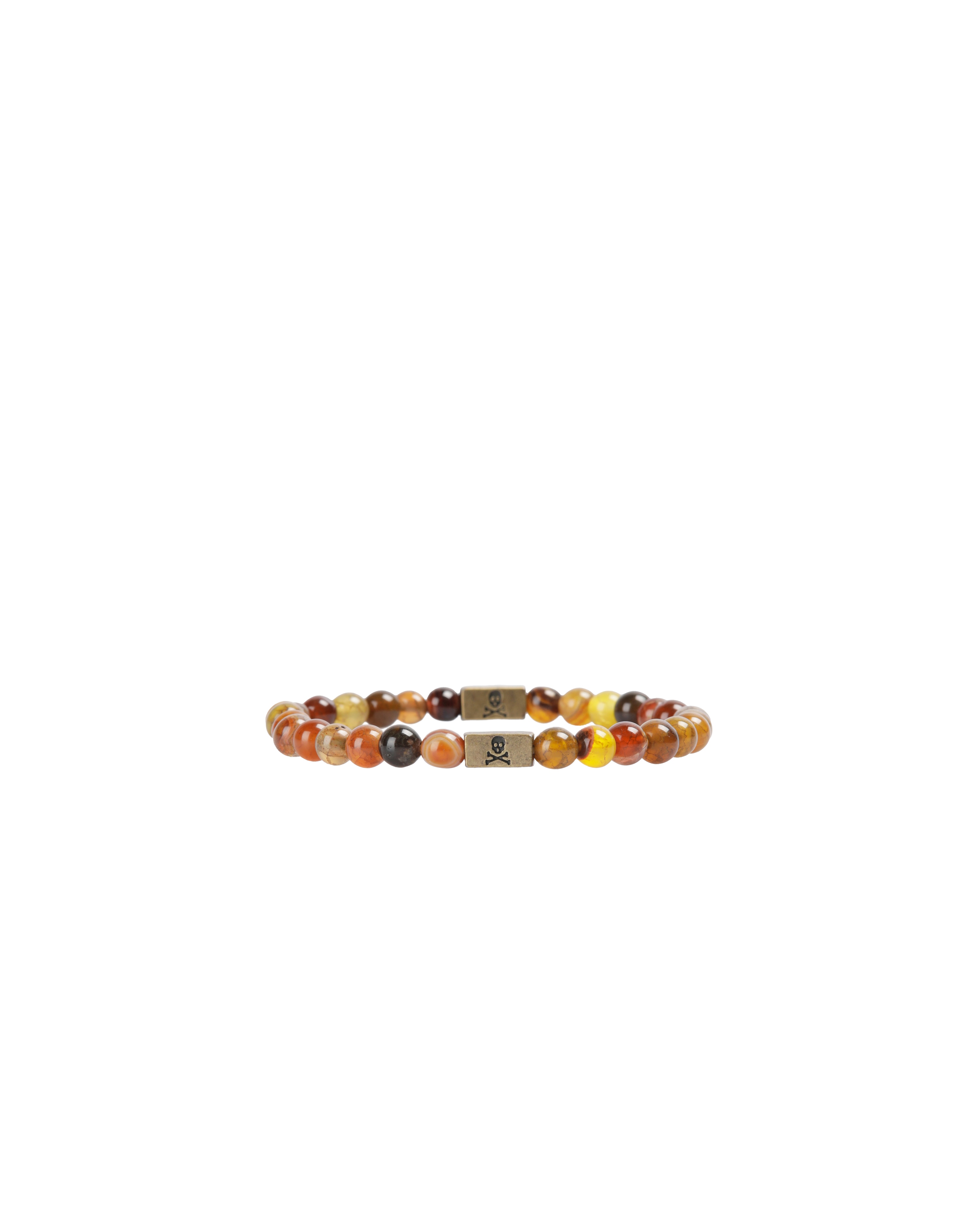 Pulsera piedras naturales de hombre - Scalpers - Mostaza Mostaza-4