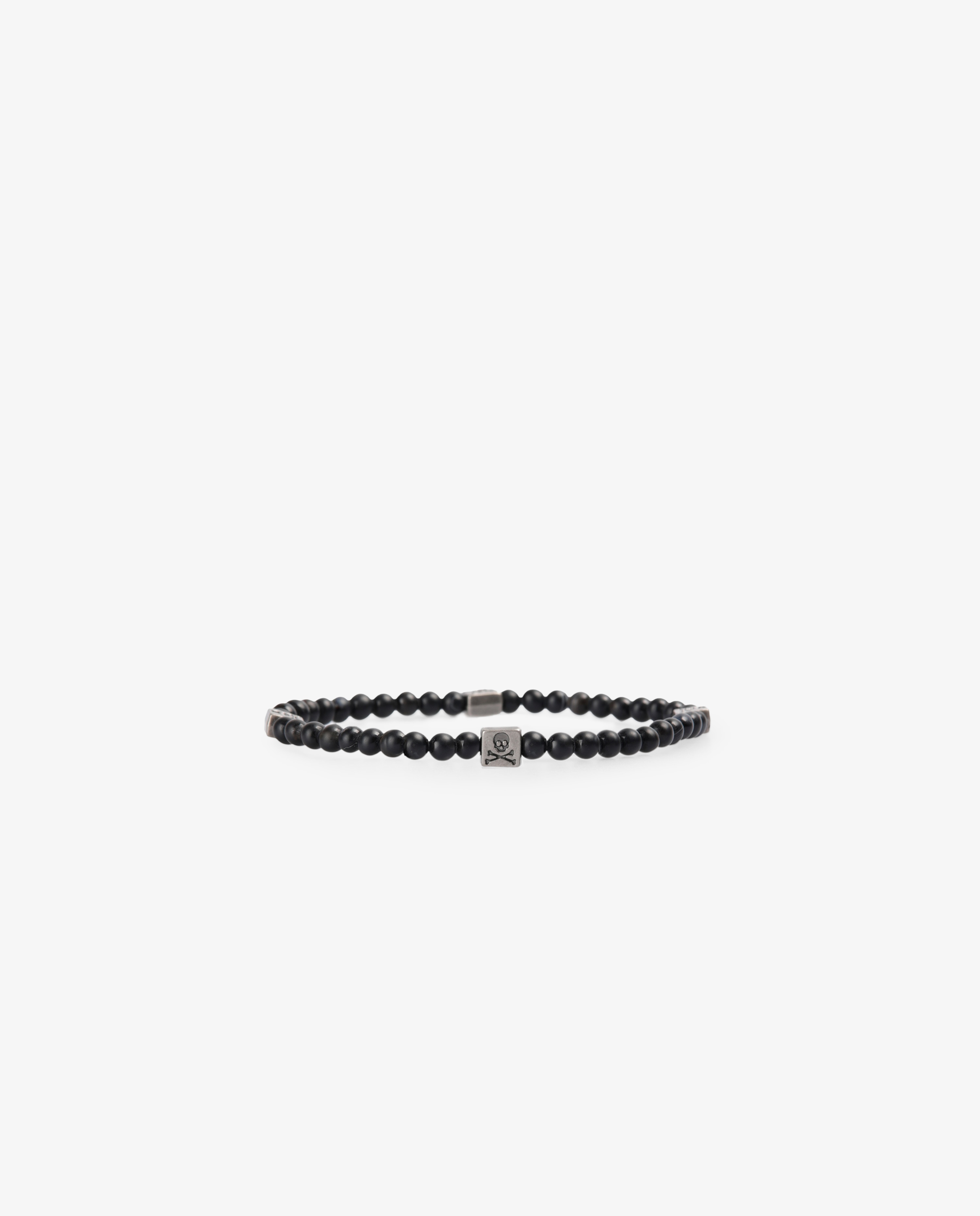 Imagen 0 de Pulsera piedras naturales de hombre Negro