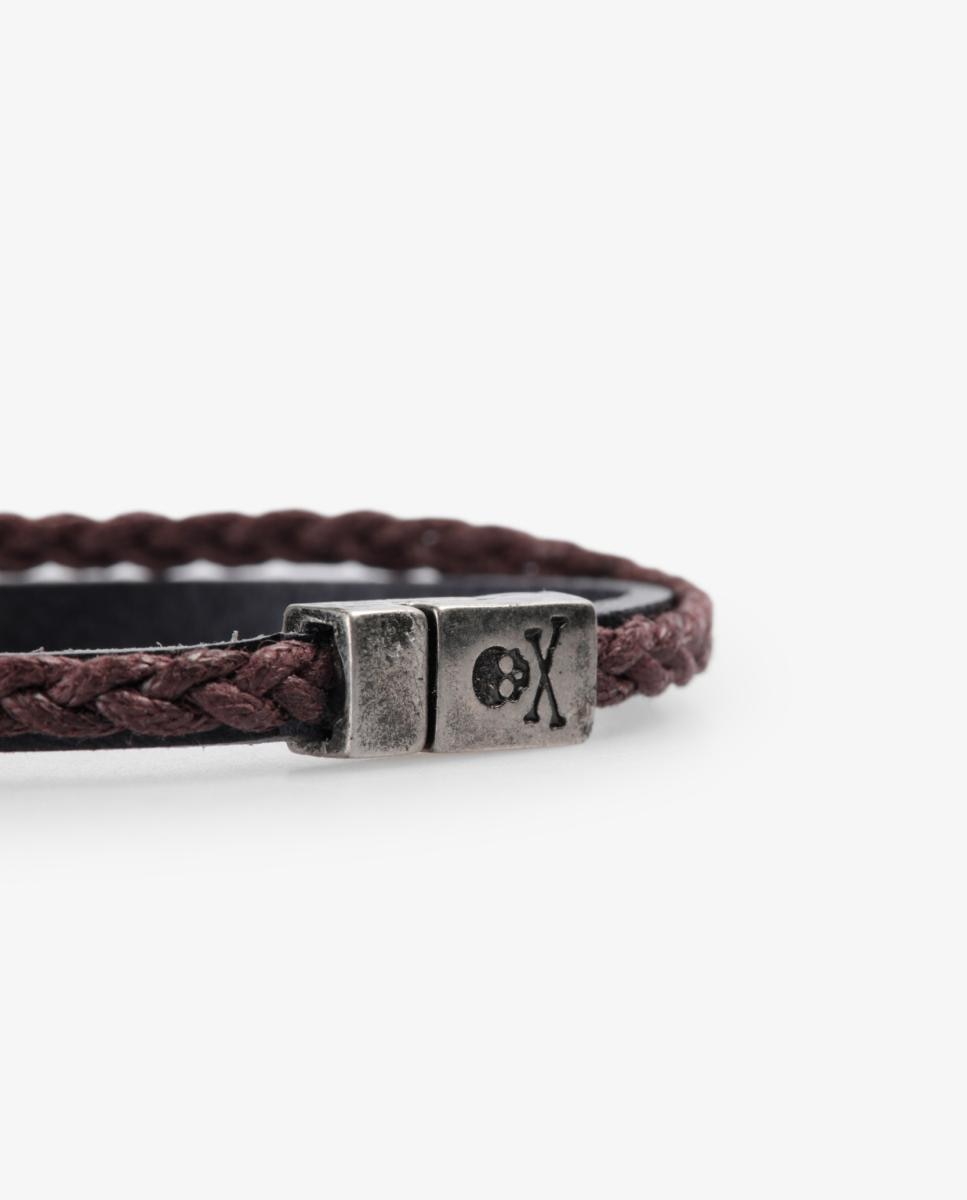 Pulsera cuero de hombre - Scalpers - Azul marino Azul marino-3