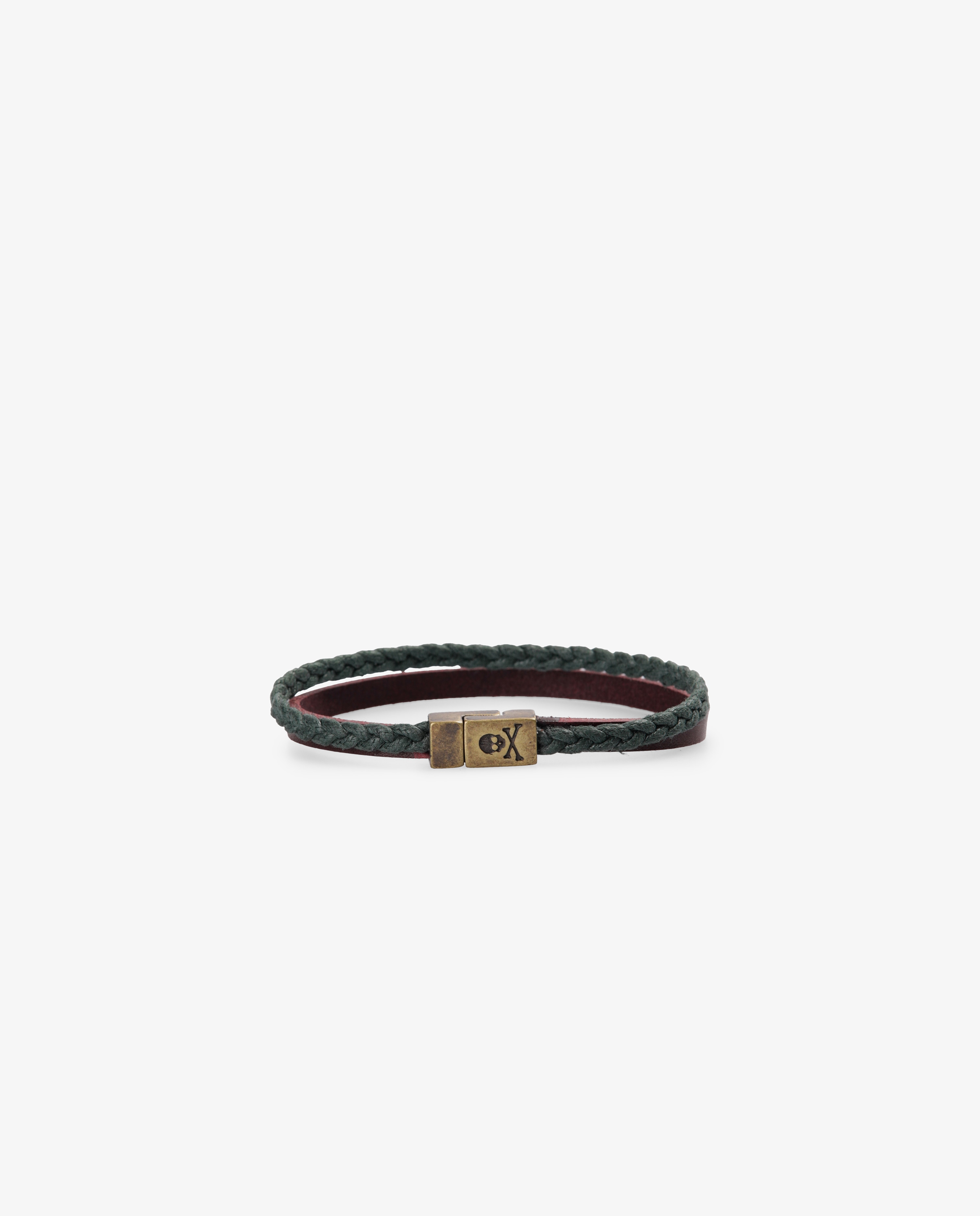 Pulsera cuero de hombre - Scalpers - Burdeos Burdeos-1