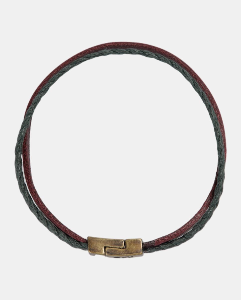 Pulsera cuero de hombre - Scalpers - Burdeos Burdeos-2
