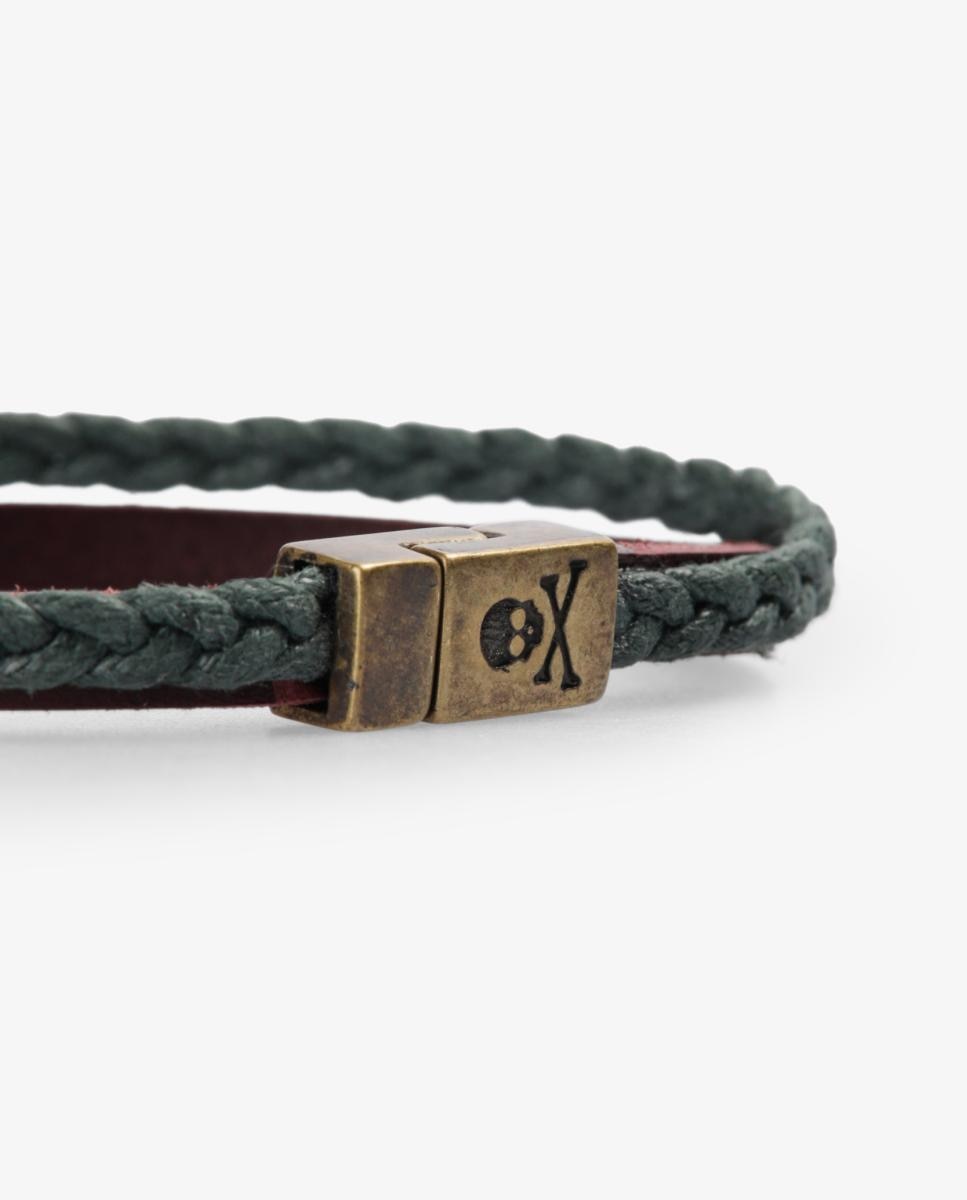 Pulsera cuero de hombre - Scalpers - Burdeos Burdeos-3
