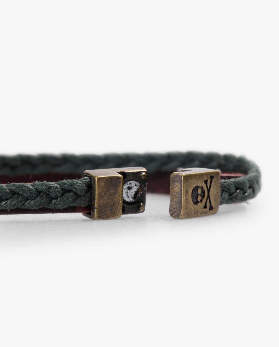 Pulsera cuero de hombre - Scalpers - Burdeos Burdeos-4