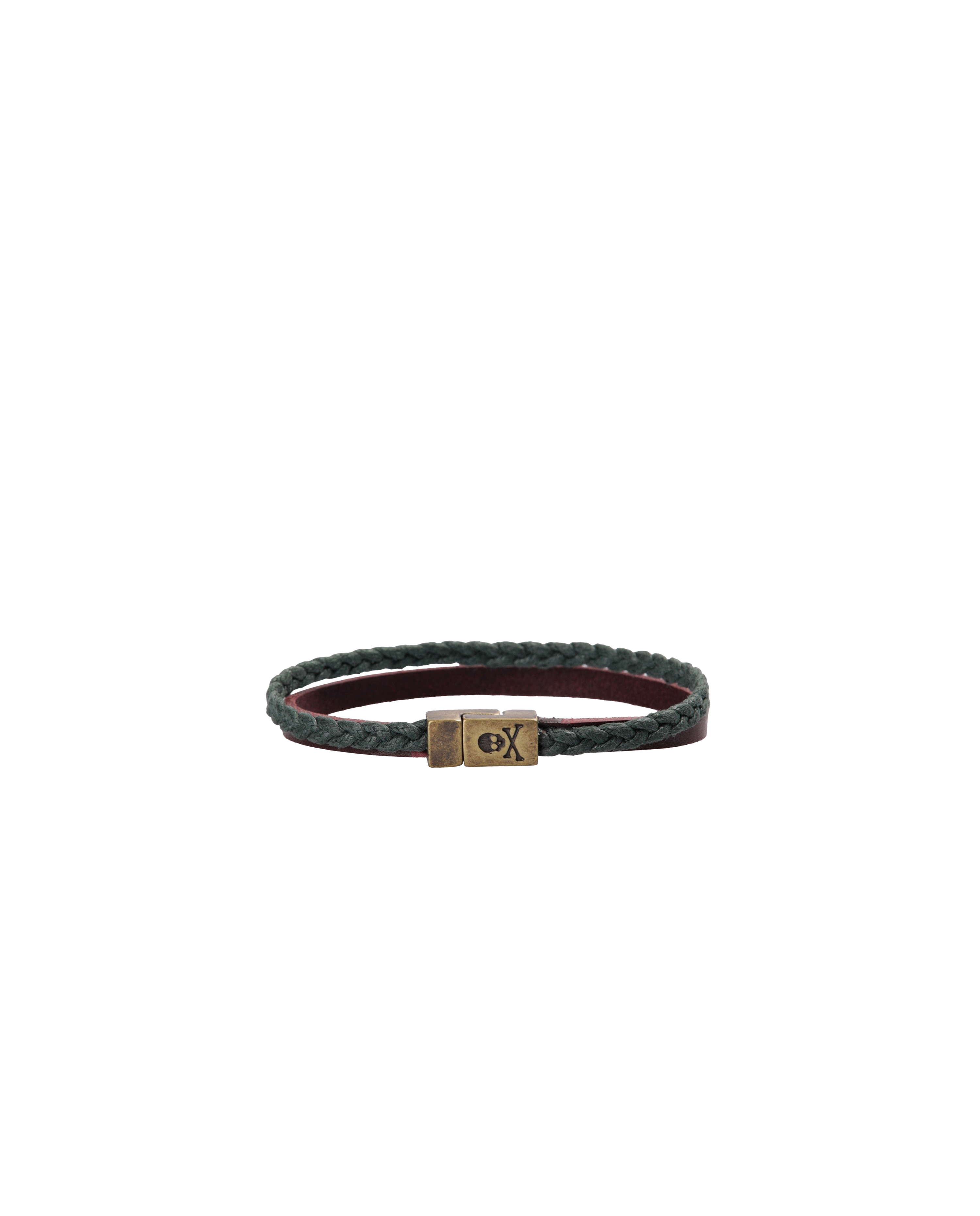 Pulsera cuero de hombre - Scalpers - Burdeos Burdeos-5