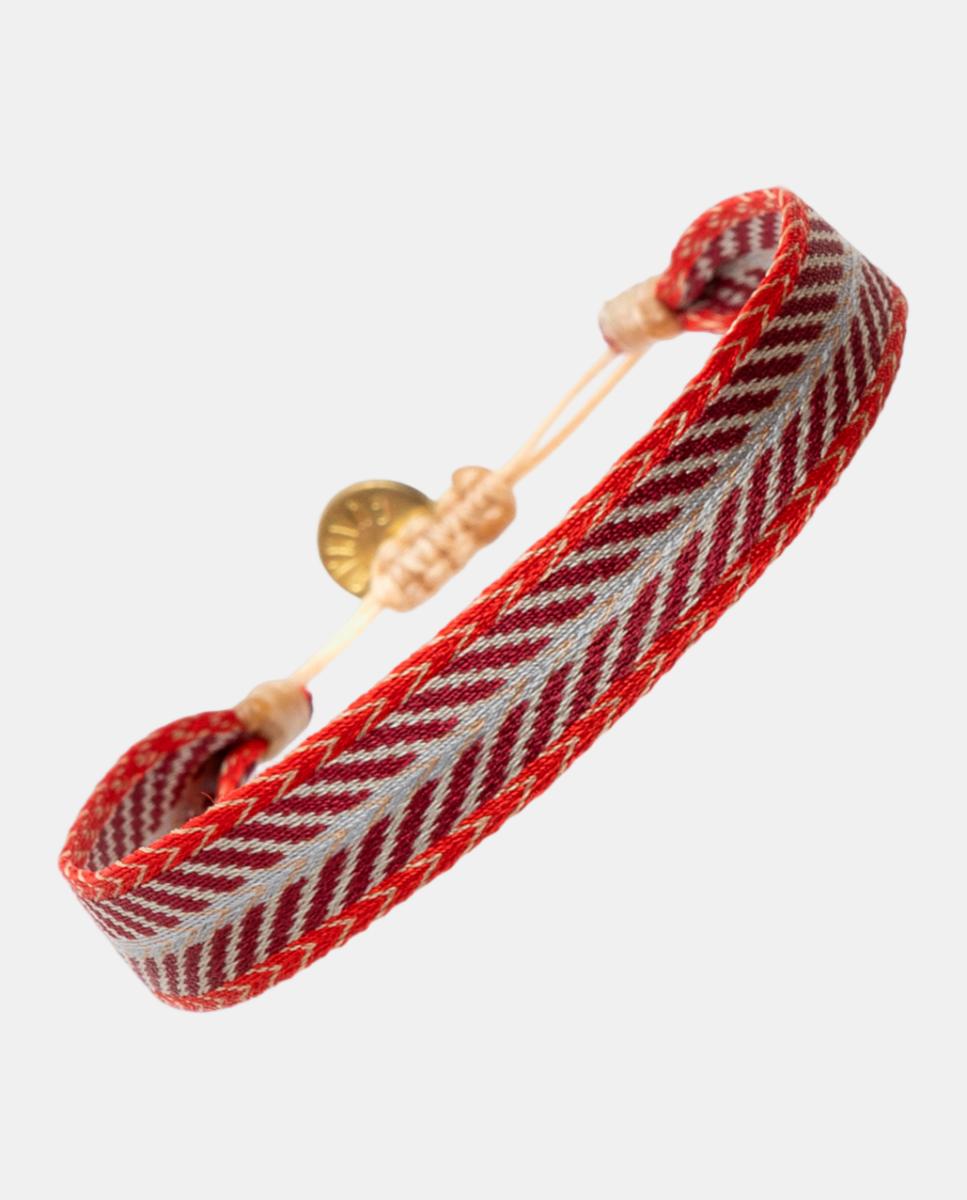 Imagen 1 de Pulsera de hombre tejido. Multicolor