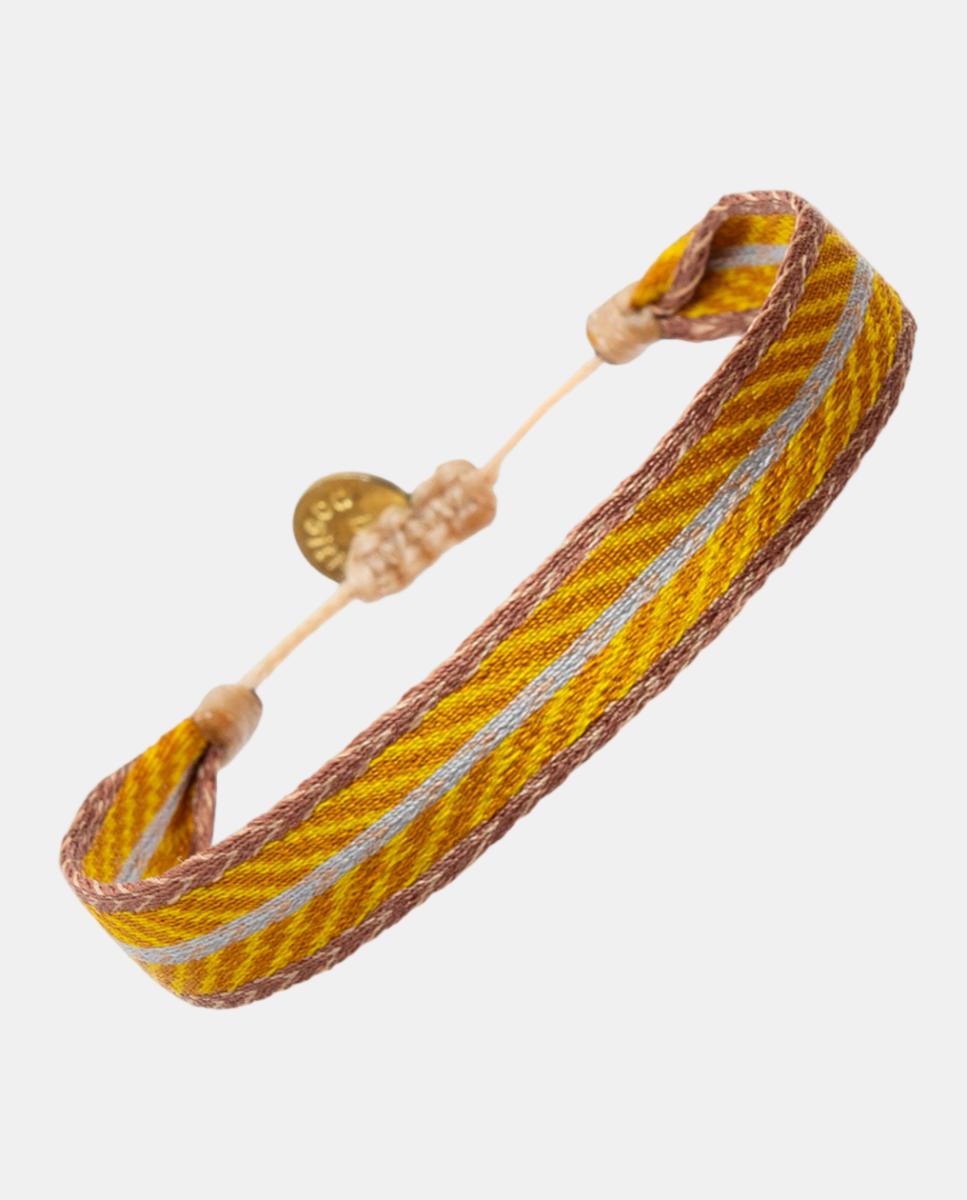 Imagen 1 de Pulsera de hombre tejido. Multicolor