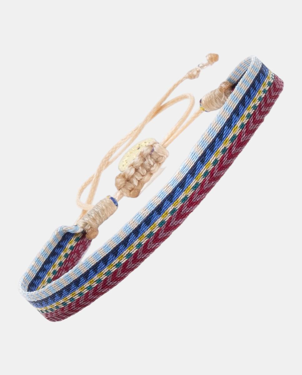 Imagen 1 de Pulsera de hombre tejido. Multicolor