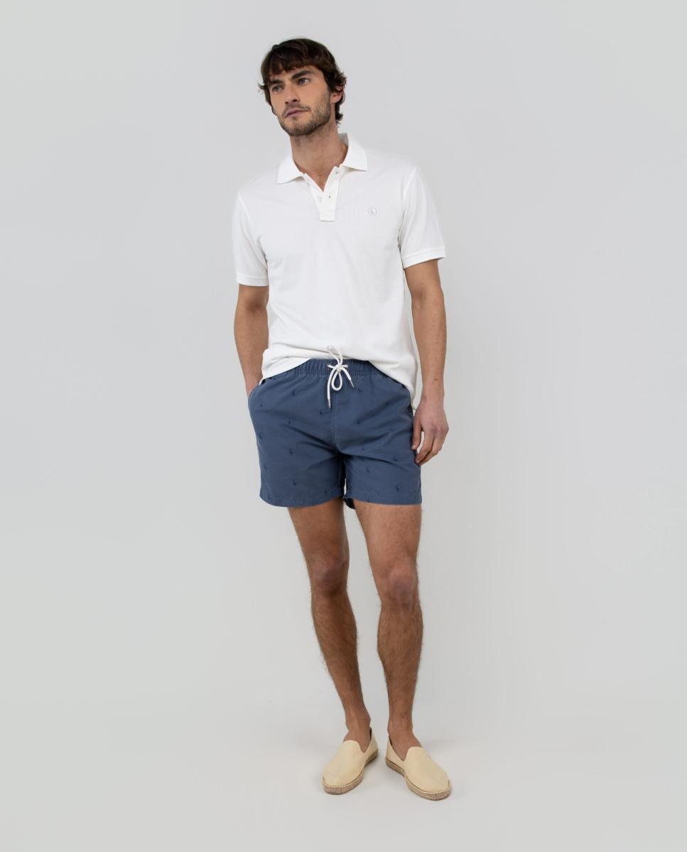 Imagem 0 de Calções de Banho com Dois Bolsos Laterais e um Bolso Traseiro