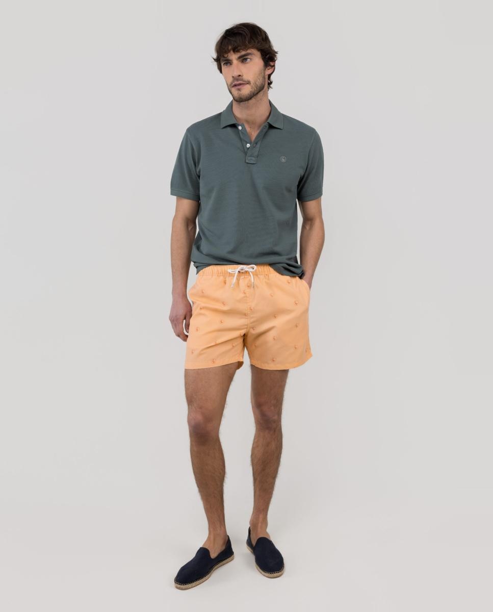 Imagem 0 de Calções de Banho com Dois Bolsos Laterais e um Bolso Traseiro