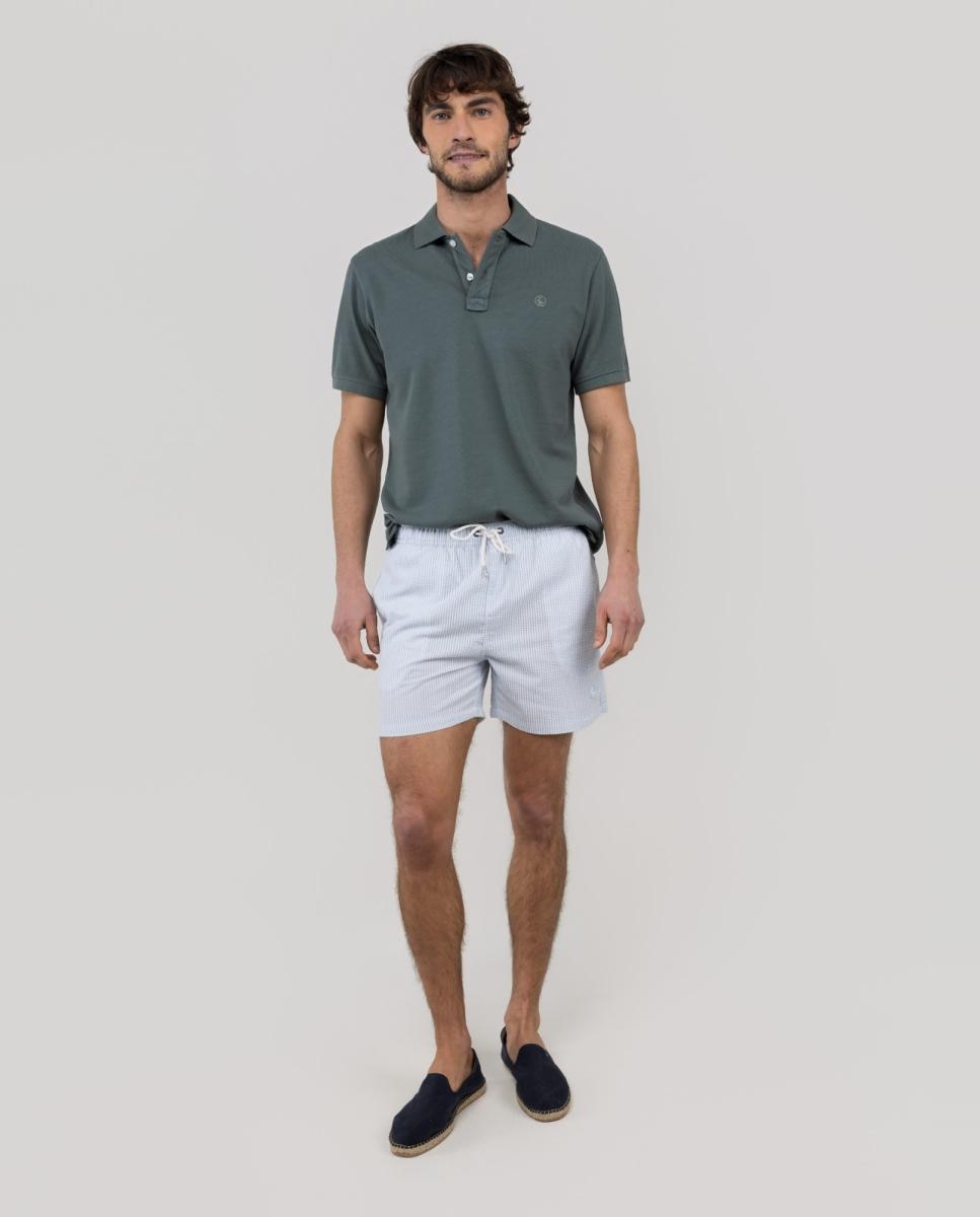 Imagem 0 de Calções de Banho com Dois Bolsos Laterais e um Bolso Traseiro