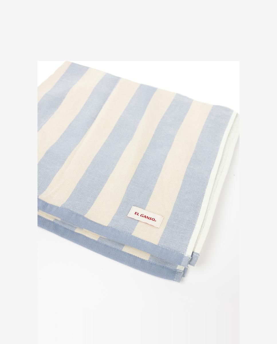 Toalha de Praia com Logótipo da Marca Azul-2