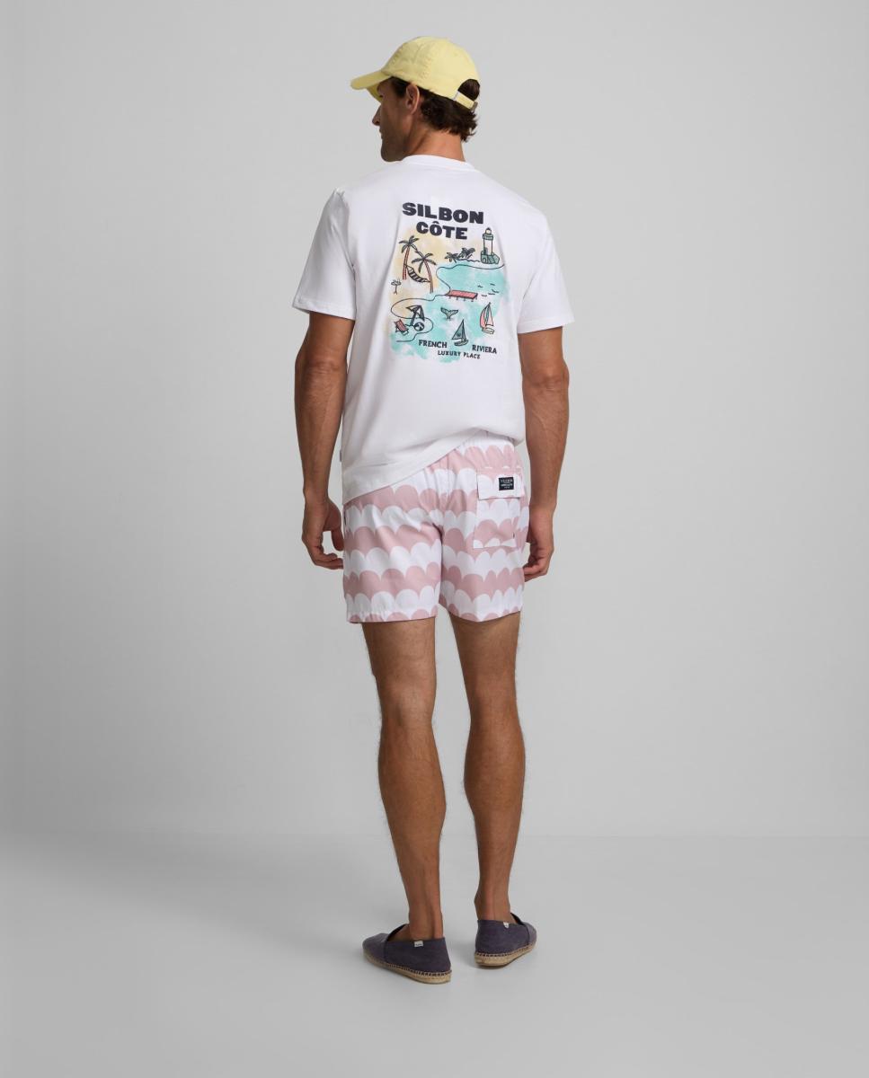 Fato de Banho com Ondas Grandes - Coral Coral-2