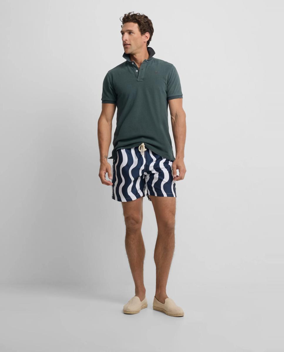 Imagem 0 de Fato de Banho Waves Bicolor - Azul