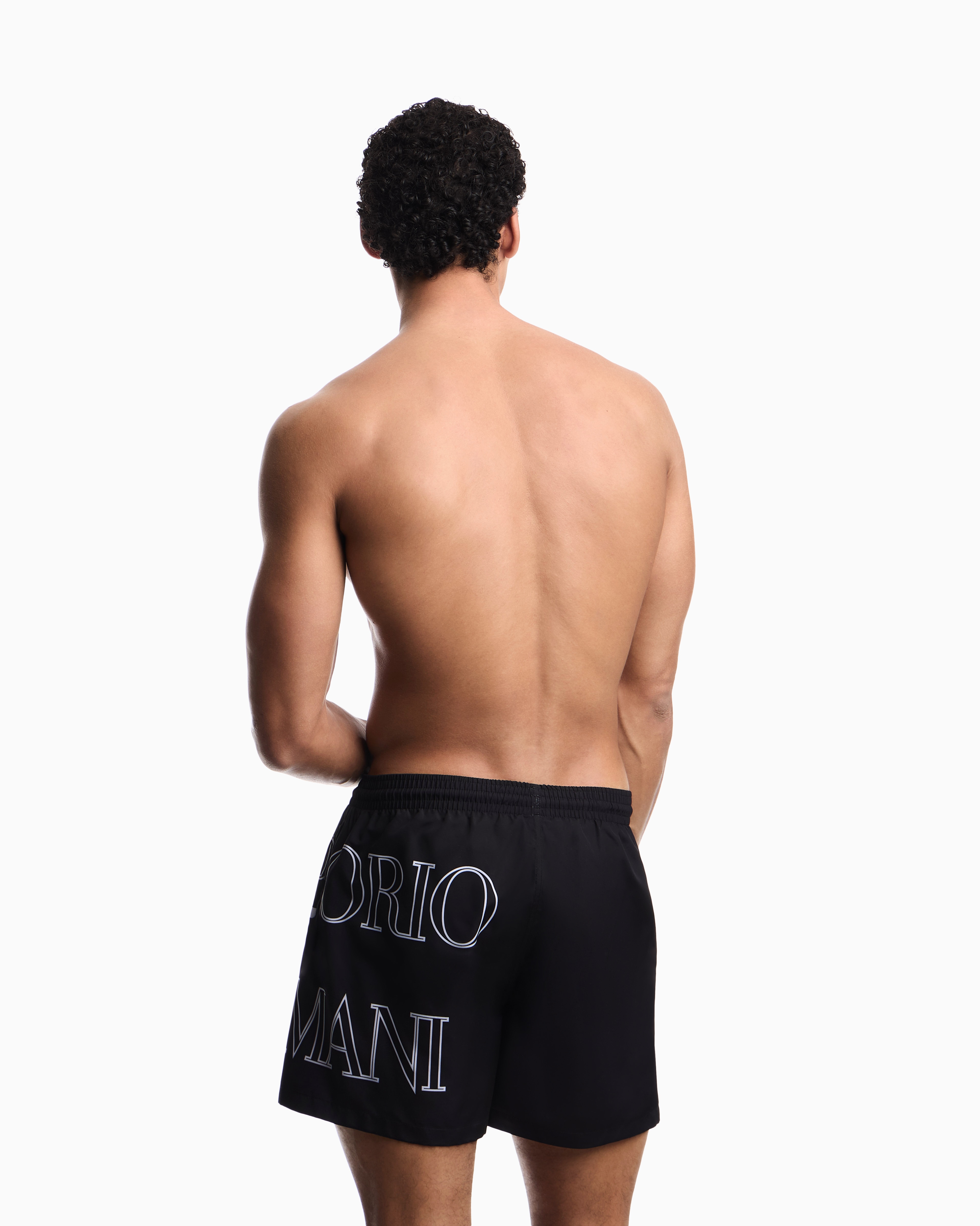 Calções de Banho Bold Logo Preto-2