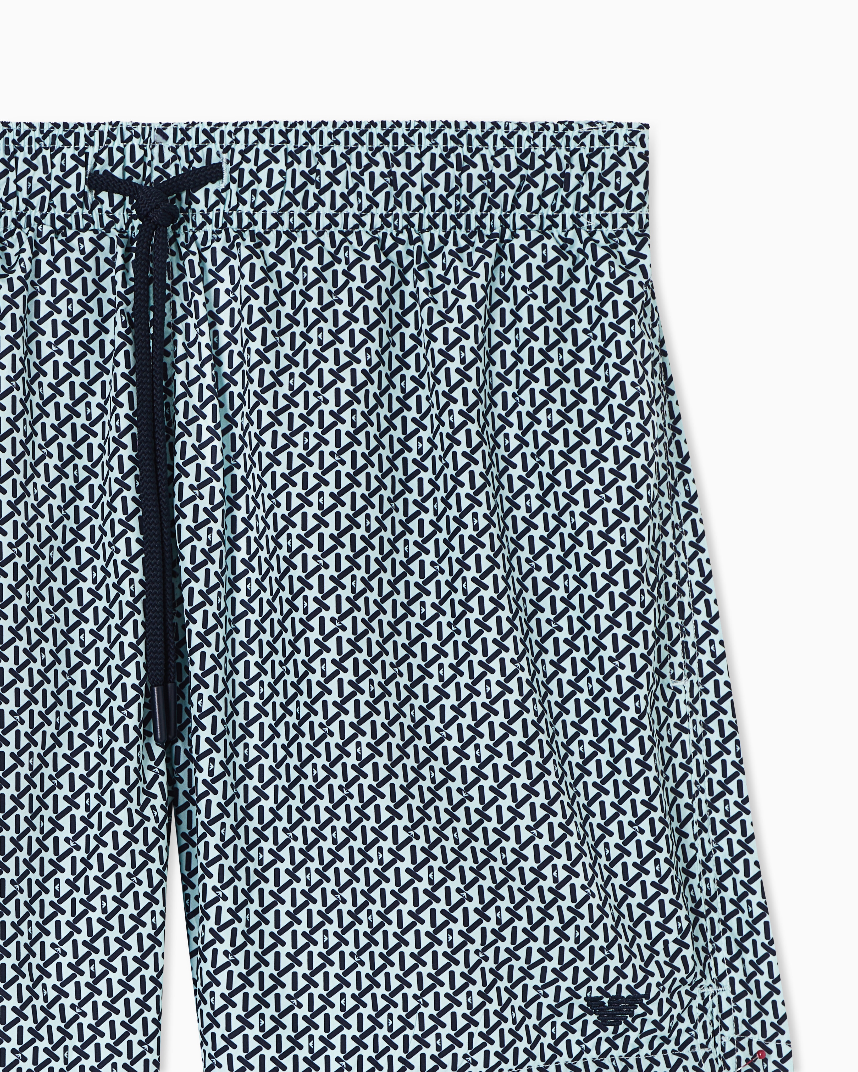 Calções de Banho Pattern Mix Azul-claro-2