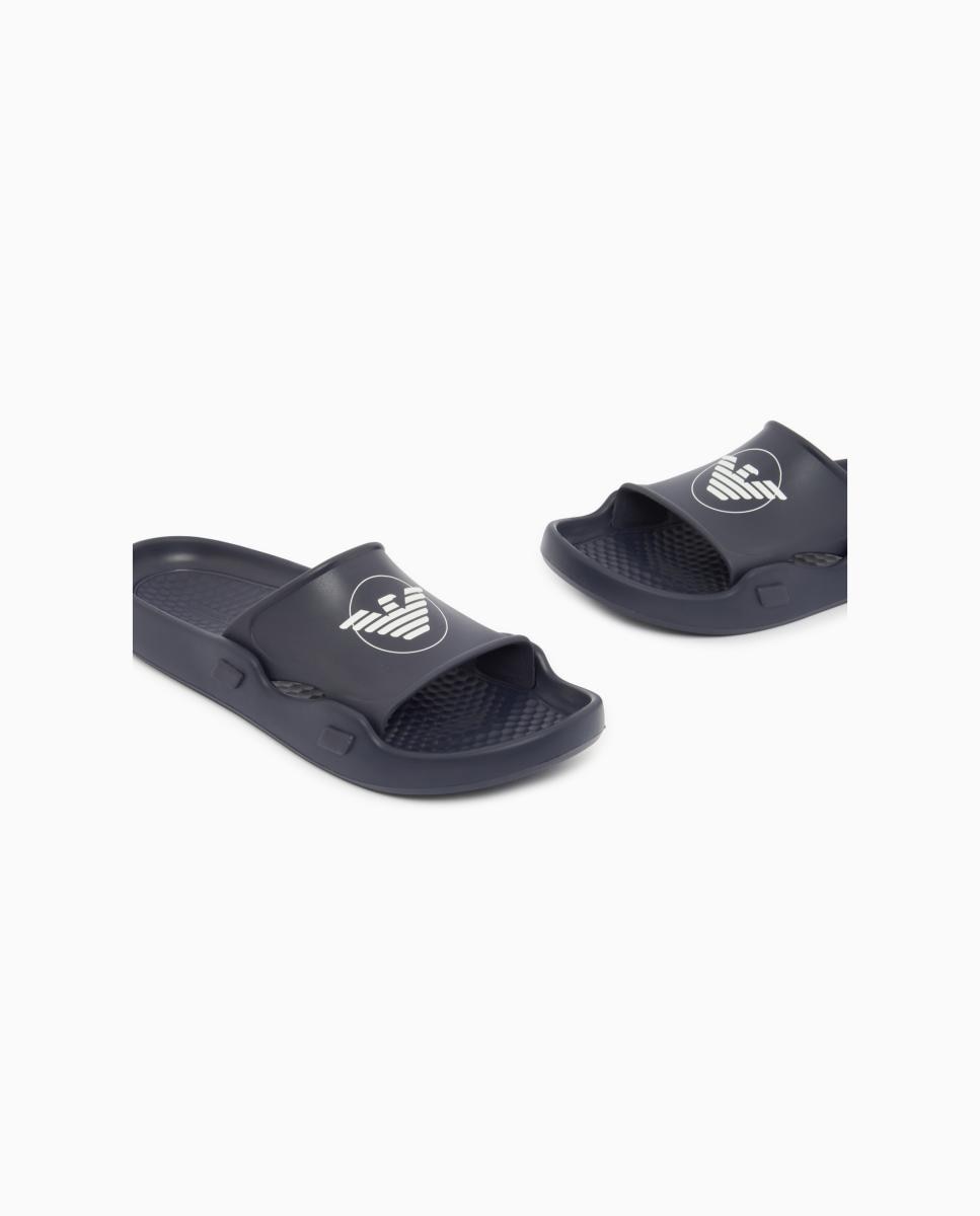 Chinelos Logoband Pool Slide Azul-2