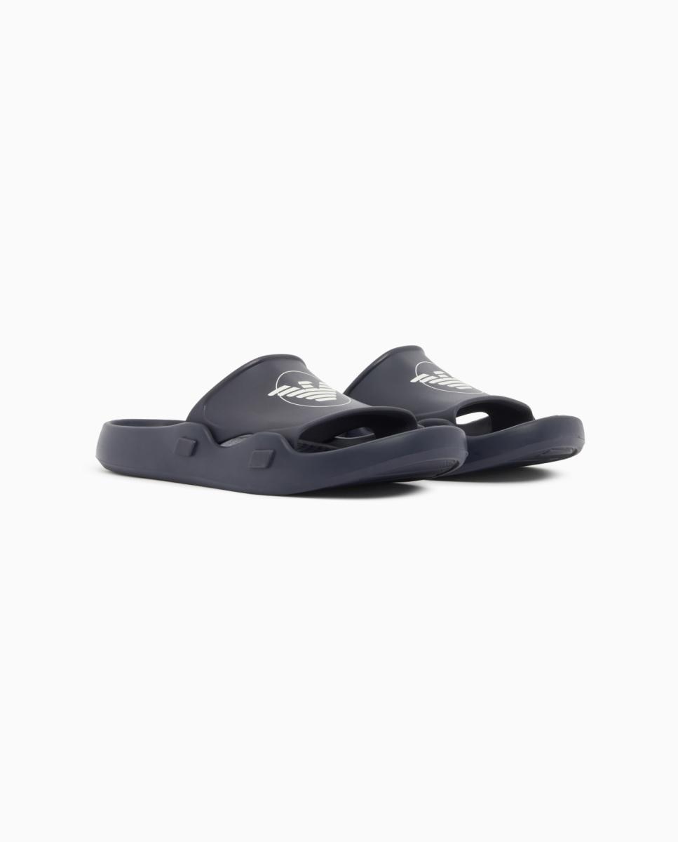 Chinelos Logoband Pool Slide Azul-4