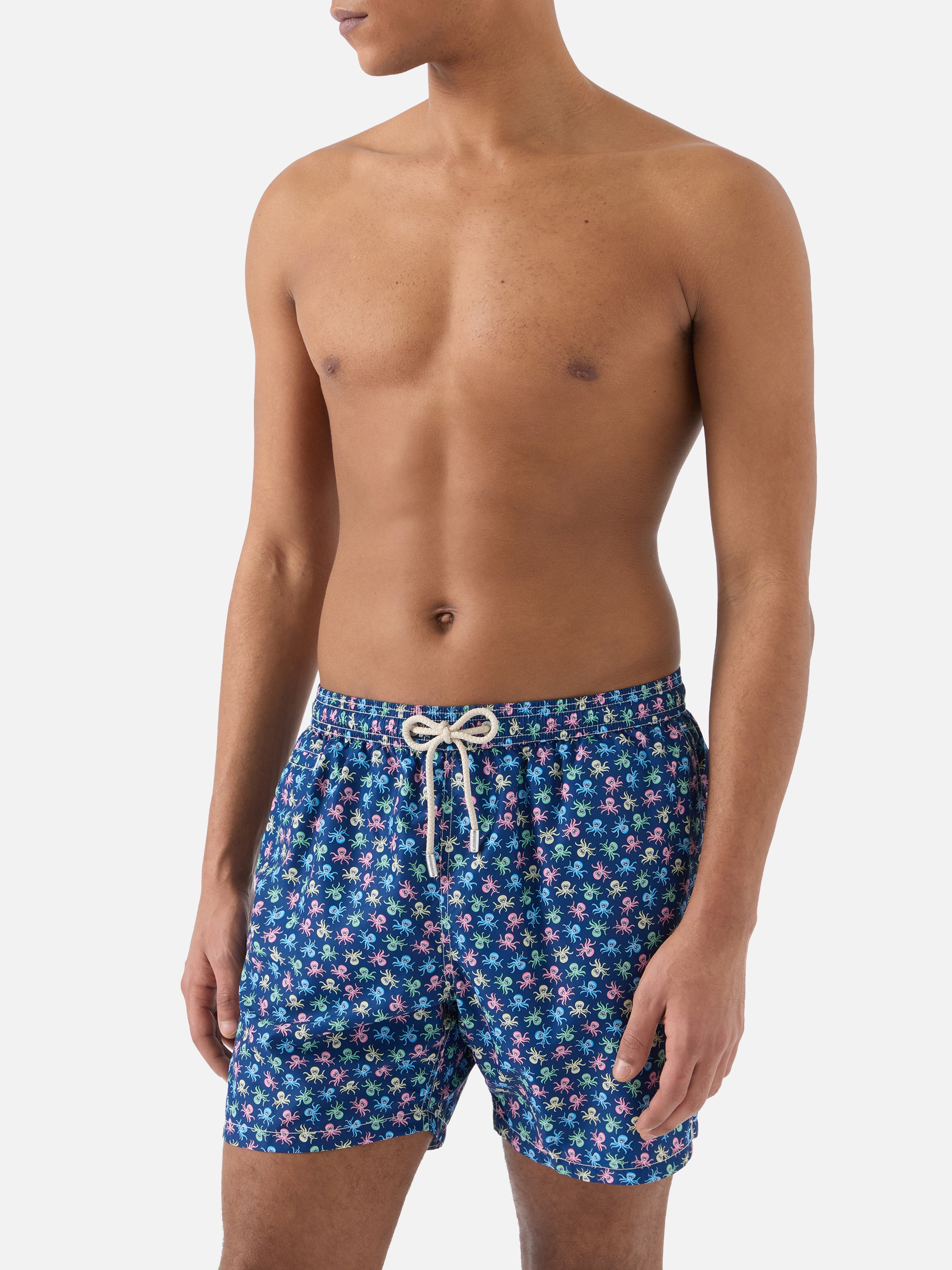 Imagem 0 de Calções de Banho com Estampado de Polvos