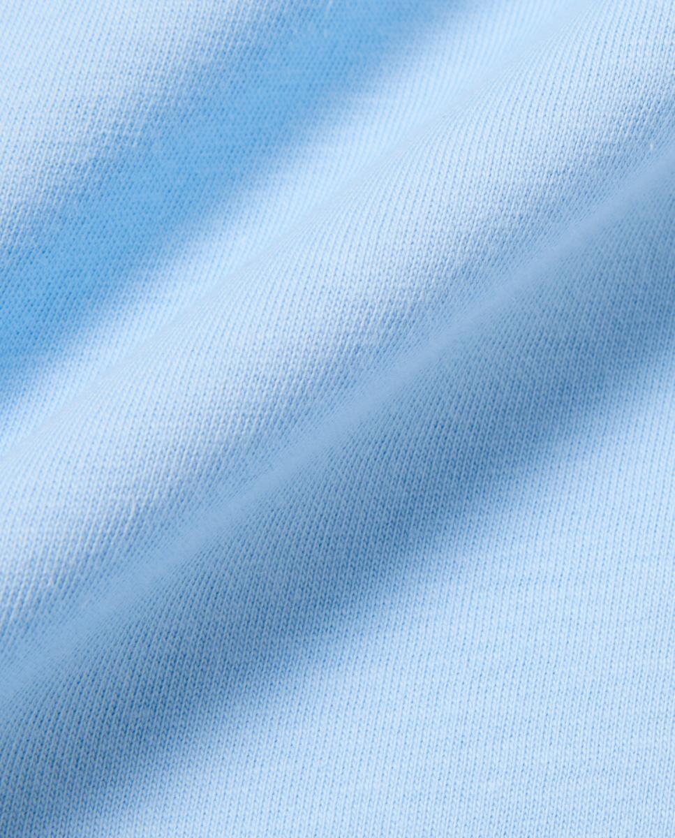 T-shirt de Jersey de Algodão Impressa de Corte Clássico Celeste-4