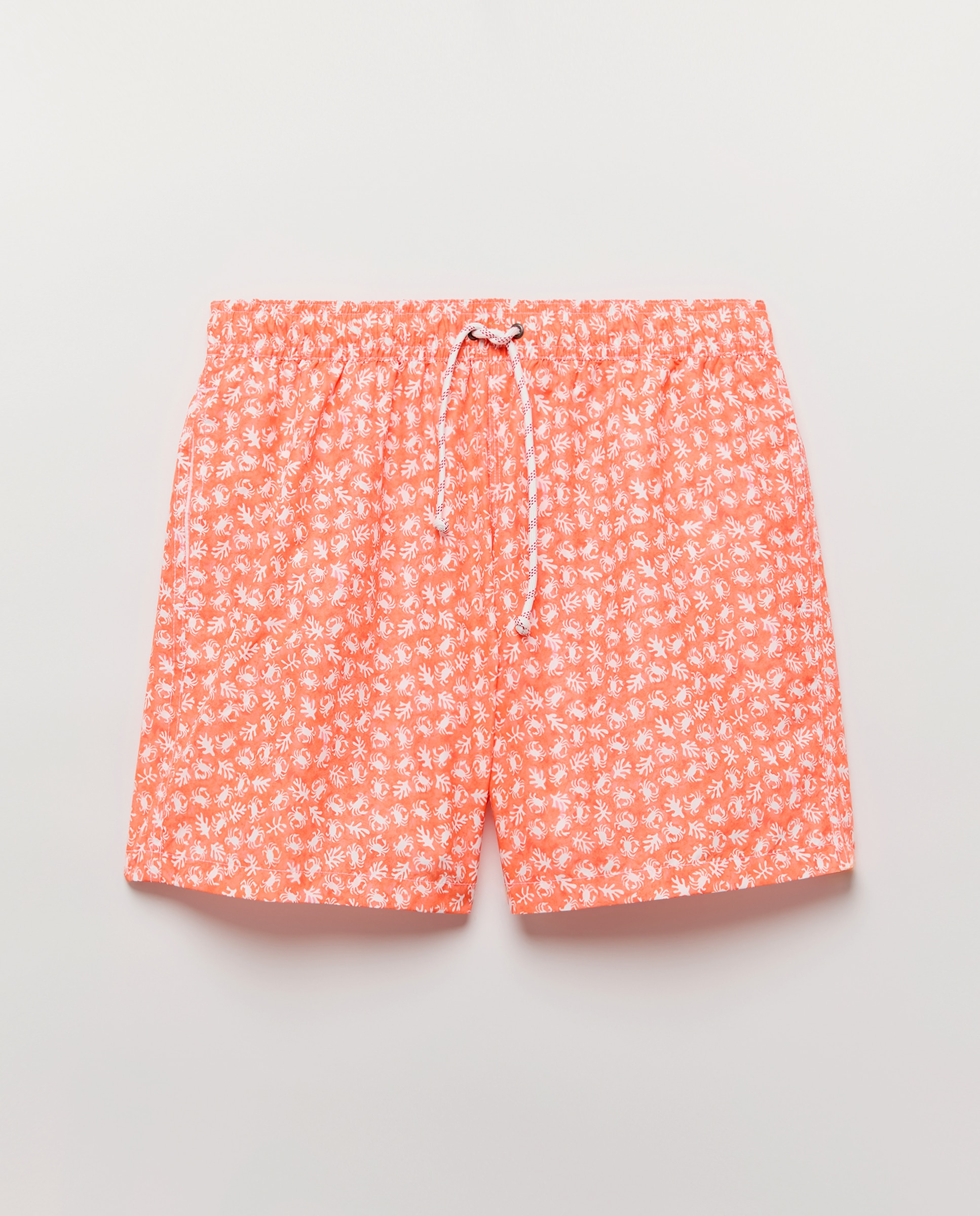 Calções de Banho com Dois Bolsos Laterais Coral-3
