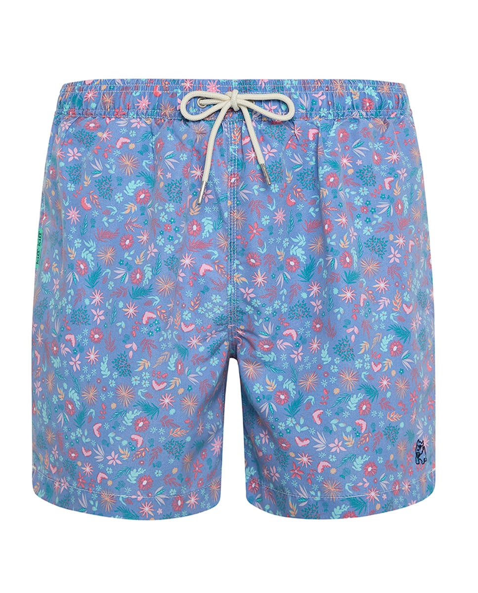 Imagem 0 de Calções de Banho com Estampado Floral