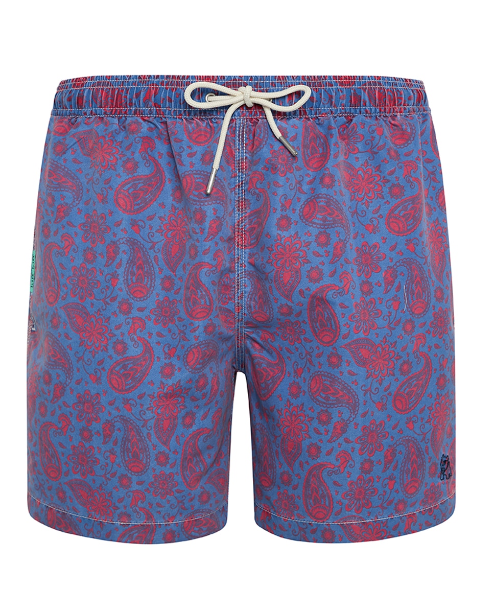 Imagem 0 de Calções de Banho de Caxemira Bicolor