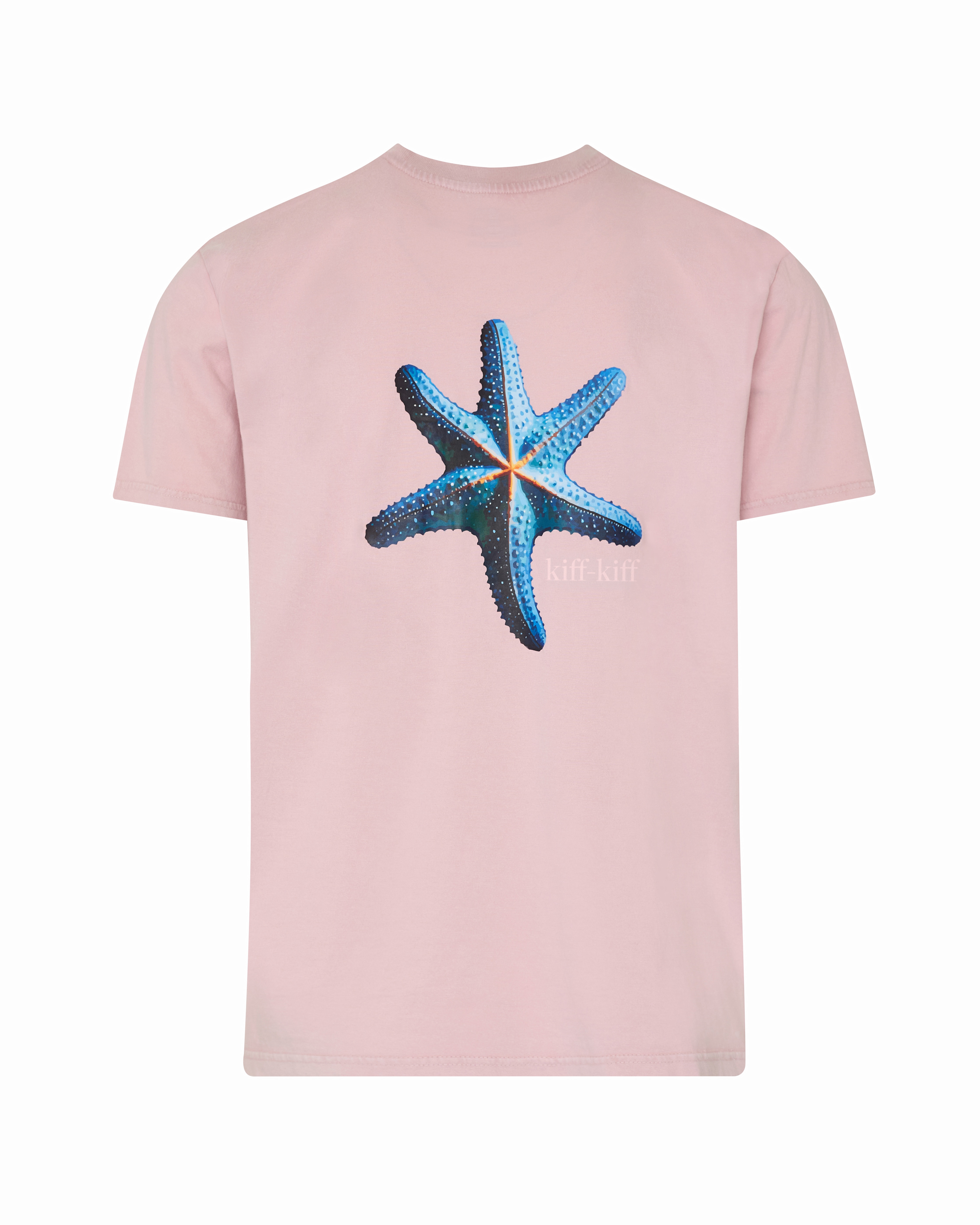 T-shirt com Lavagem e Desenho Rosa-claro-2