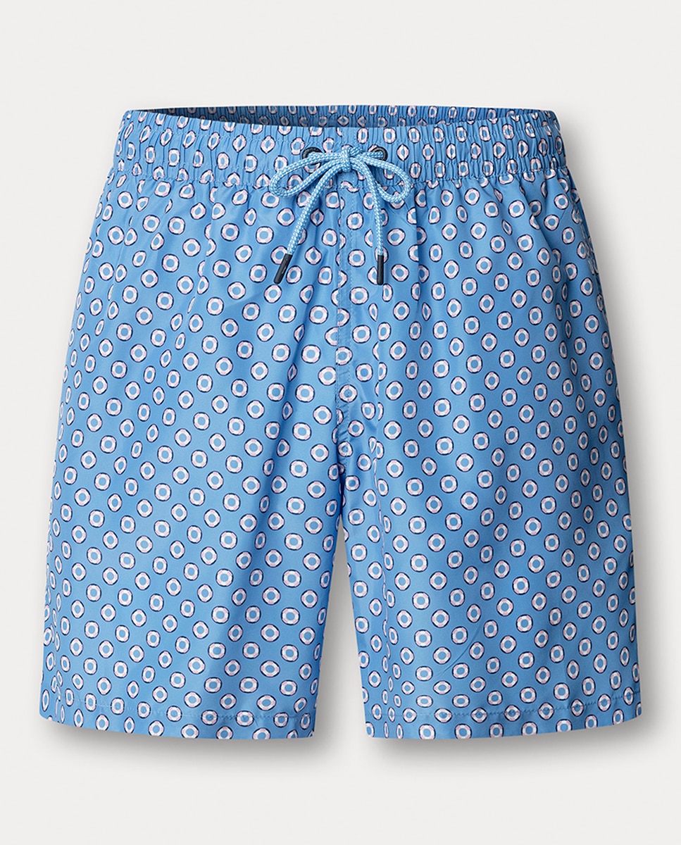 Imagem 0 de Calções de Banho com Estampado de Boias