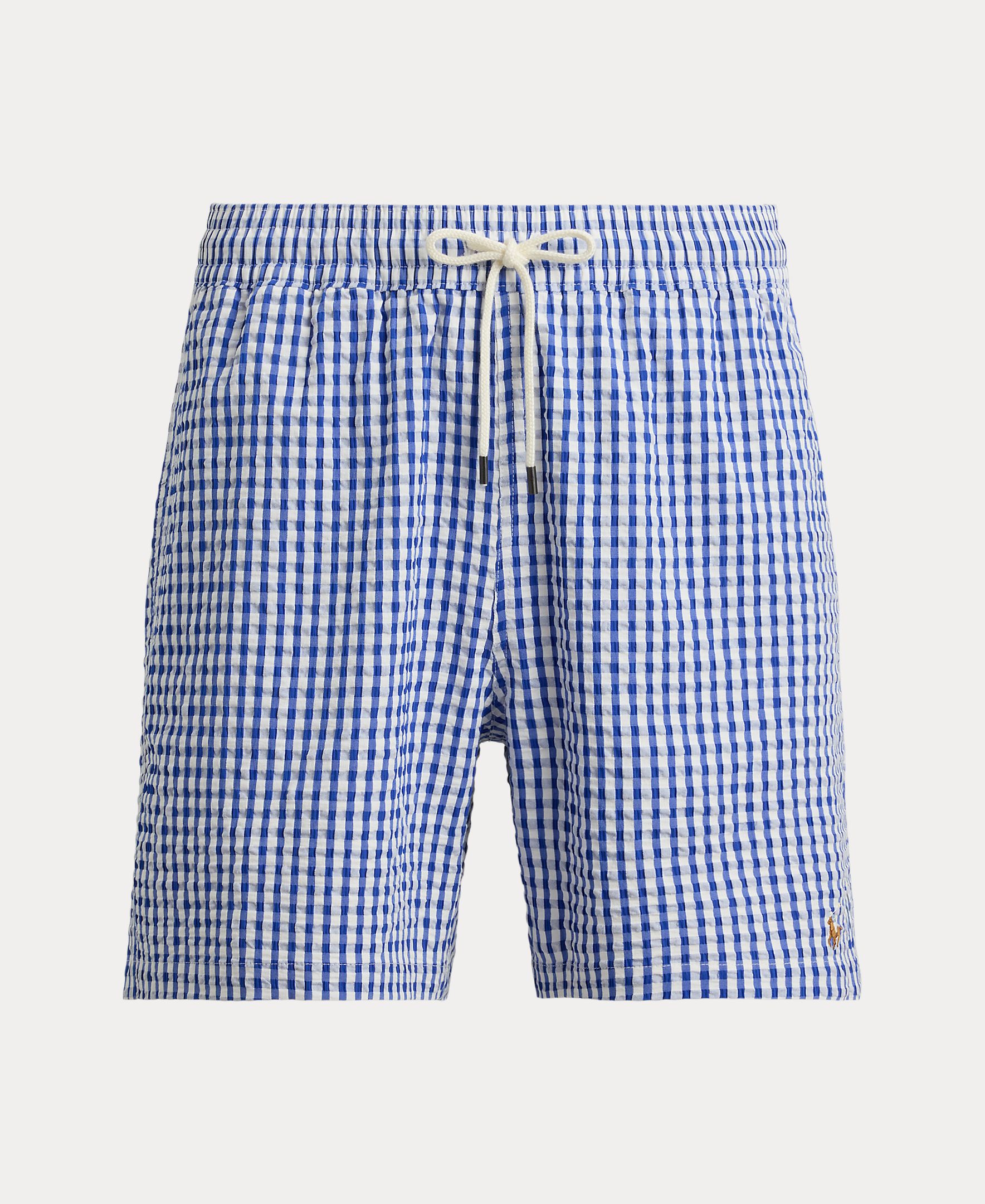 Calções de Banho com Cintura Ajustável Azul-claro-6