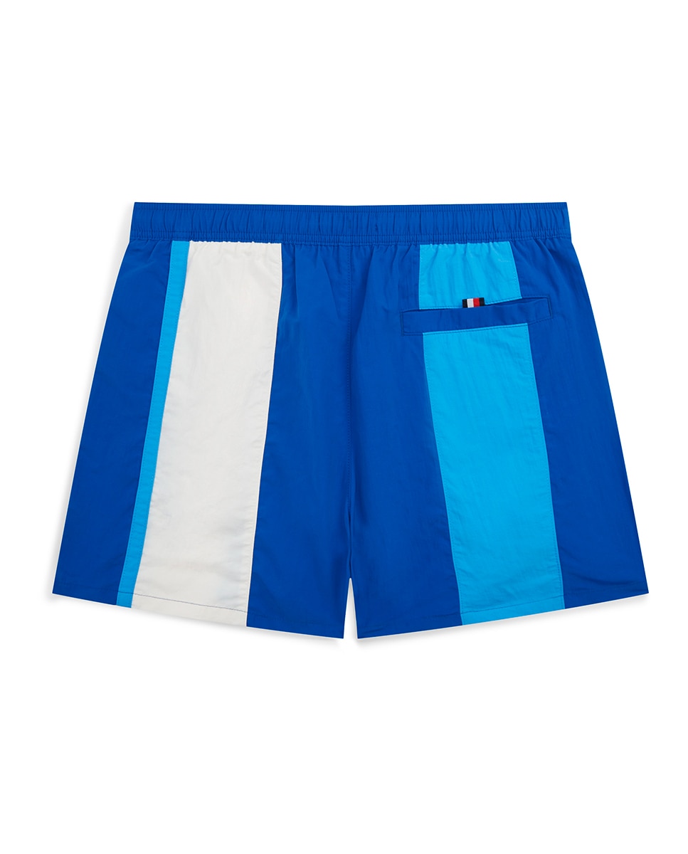 Calções de Banho Estampados com Logótipo Bordado Multicolor-2