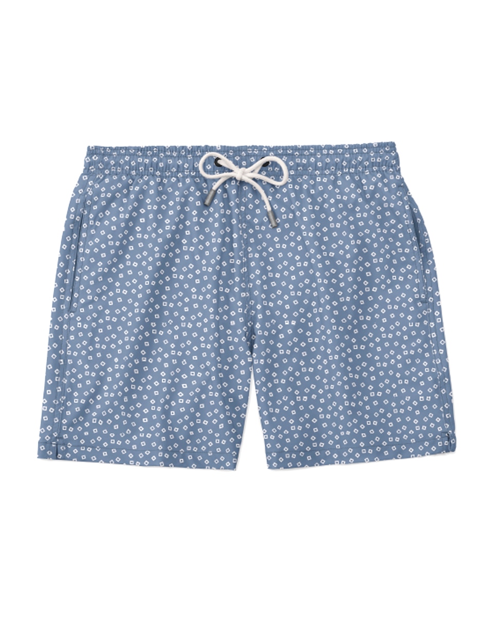 Calções de Banho com Dois Bolsos Laterais Coral-3