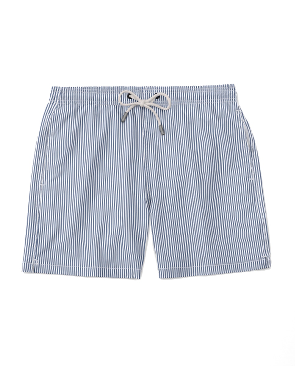 Calções de Banho com Dois Bolsos Laterais Azul-marinho-3