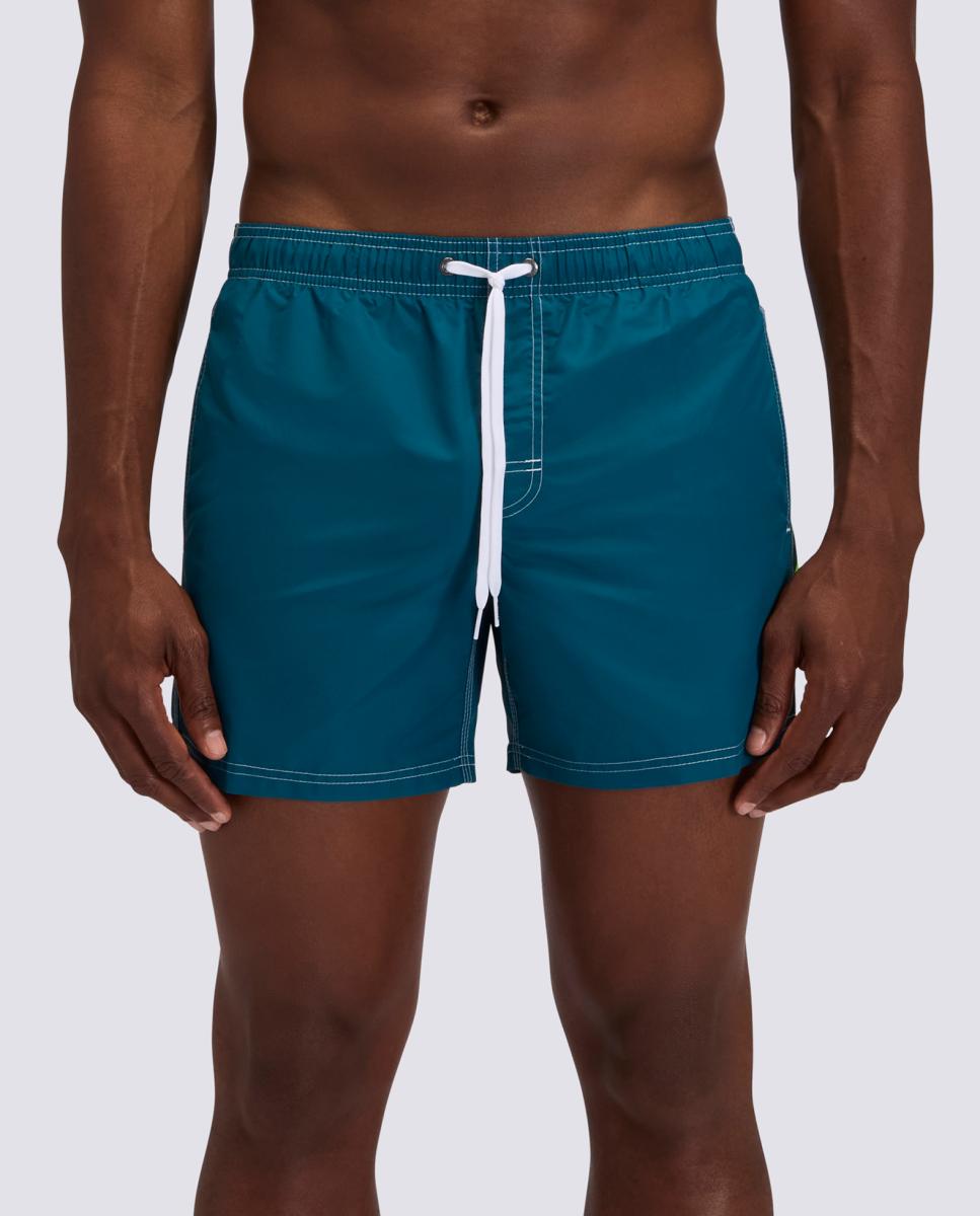 Imagem 0 de Calções de banho lisos caqui