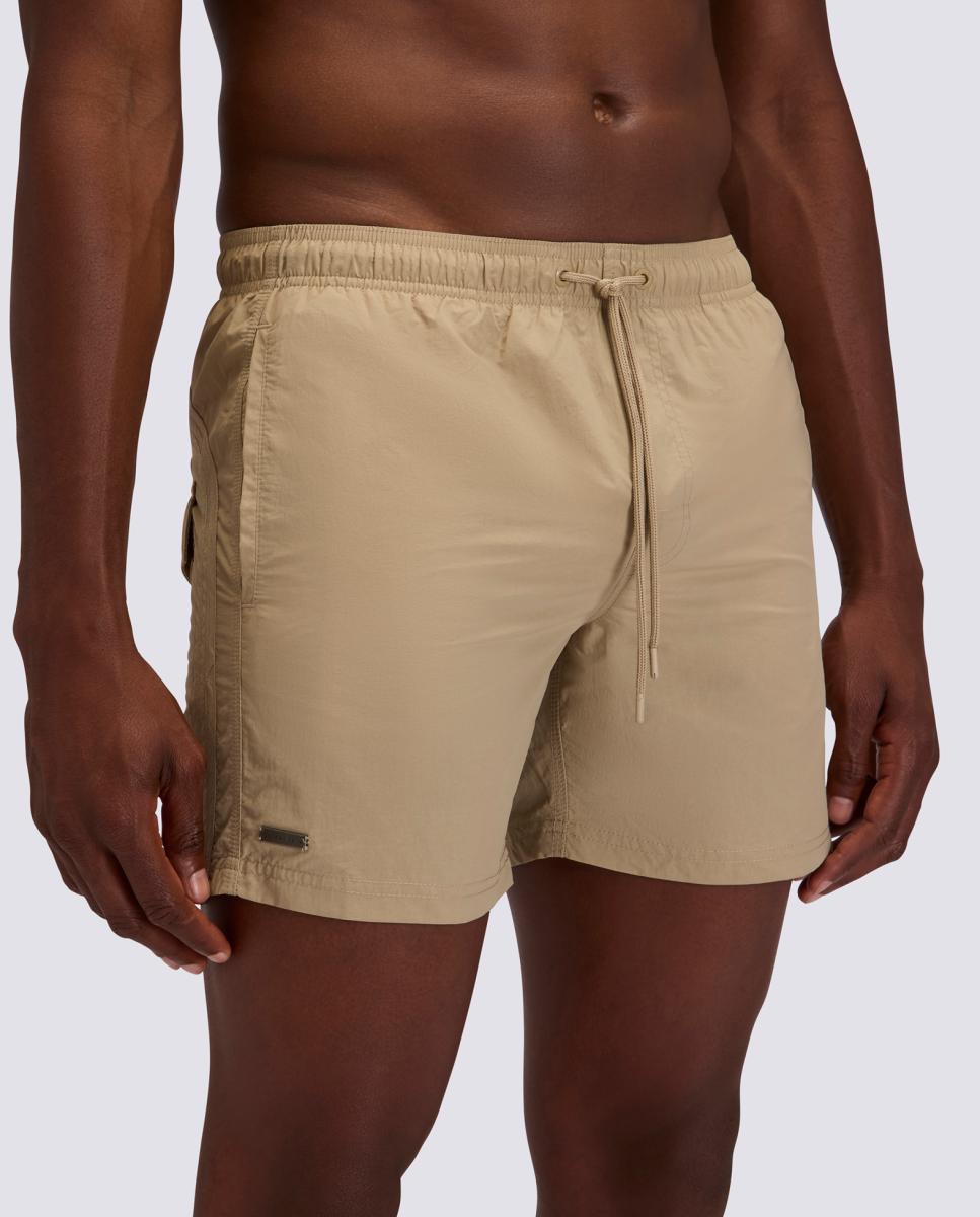 Calções de Banho em Nylon com Arco-Íris Tom Sobre Tom 15" Goldenwave Caqui-3