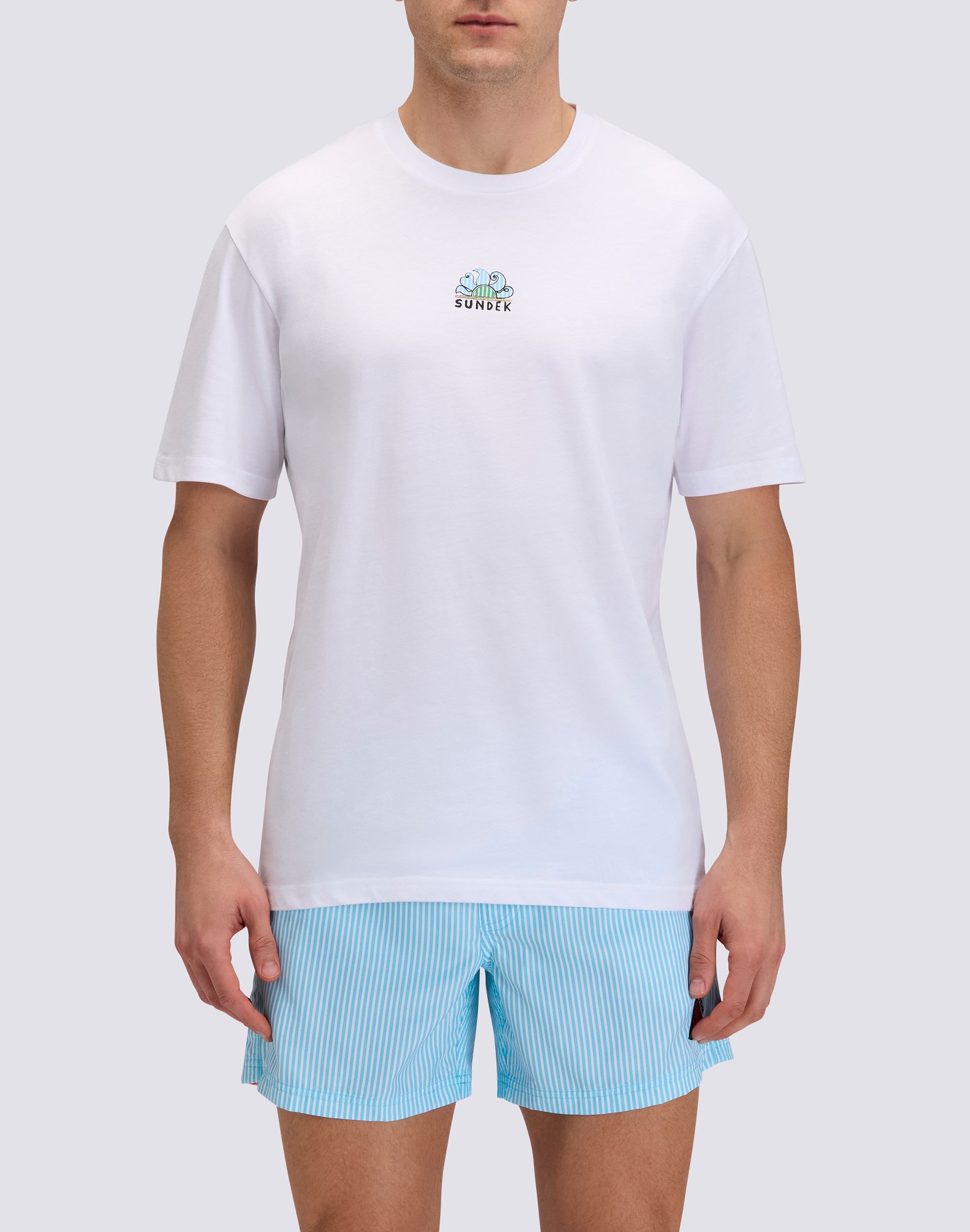 Imagem 0 de T-shirt às Riscas com Pranchas de Surf