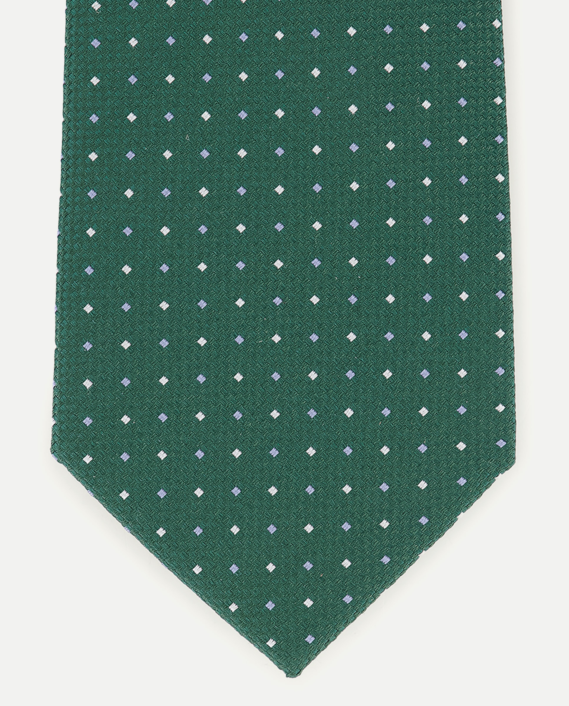 Imagen 1 de Corbata de seda con diamantes. - Dustin - Verde Verde