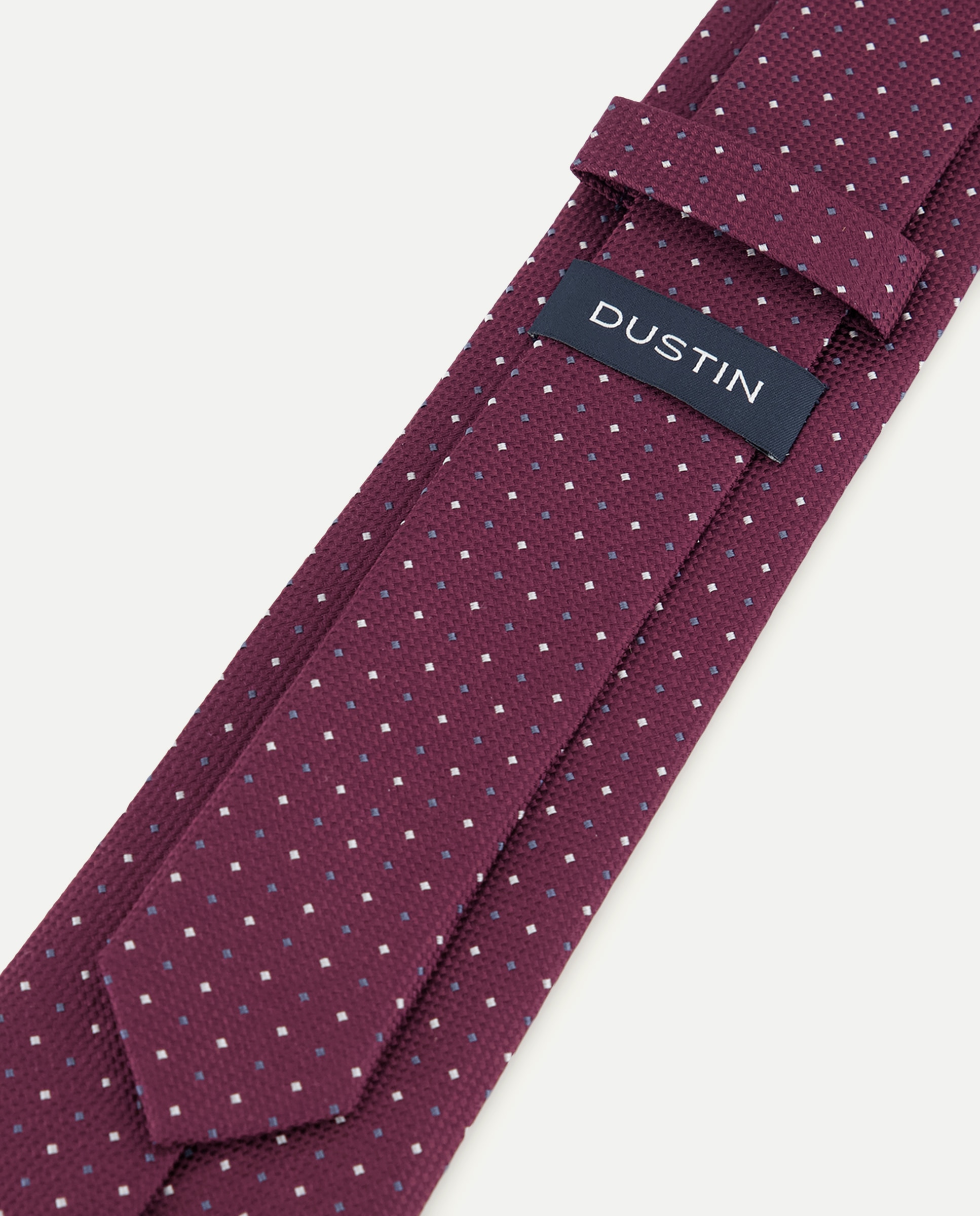 Imagen 3 de Corbata de seda con diamantes. - Dustin - Burdeos Burdeos