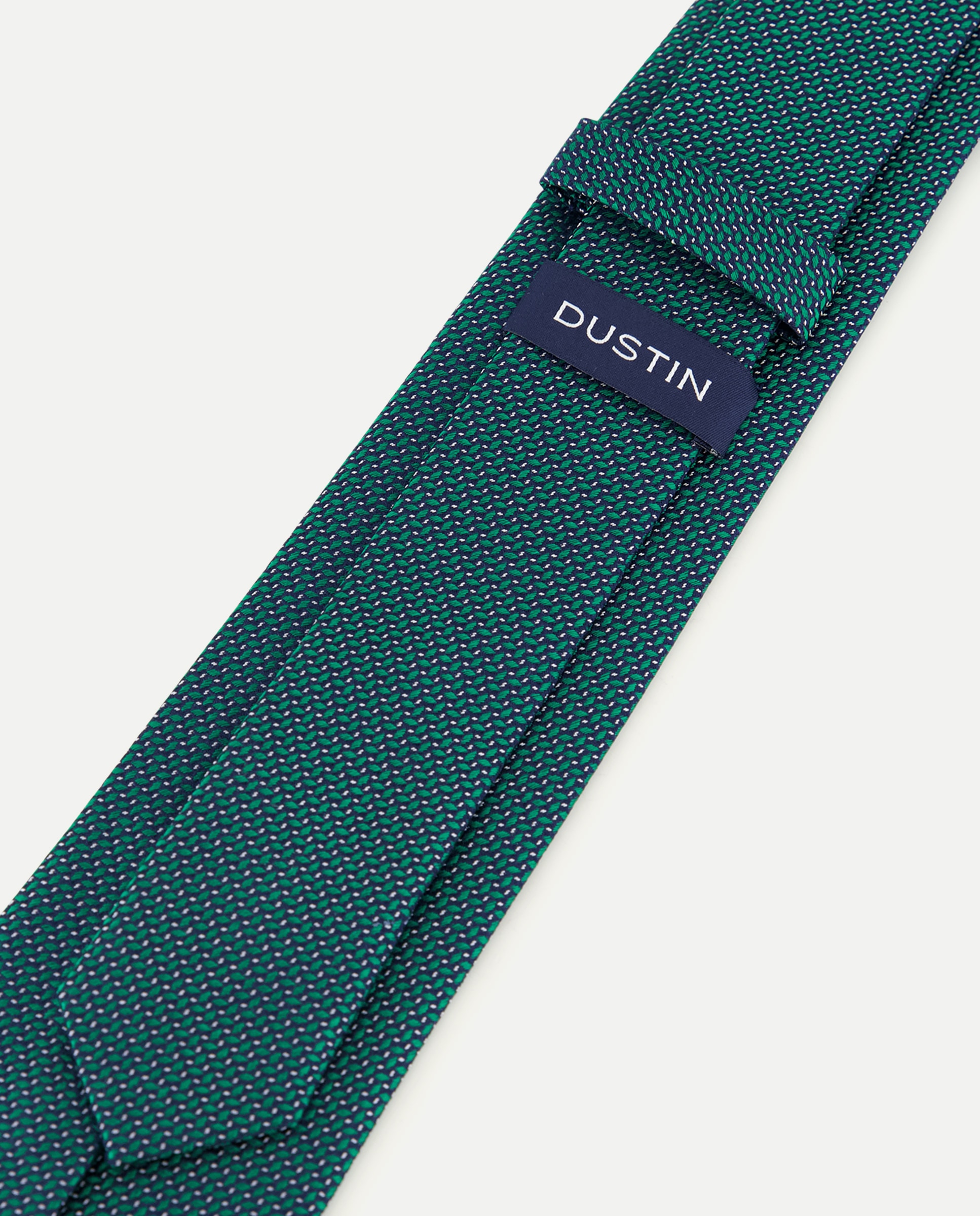 Gravata de Seda com Micro Estrutura Verde-3