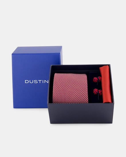 Estuche de corbata, gemelo y pañuelo a · Dustin · El Corte