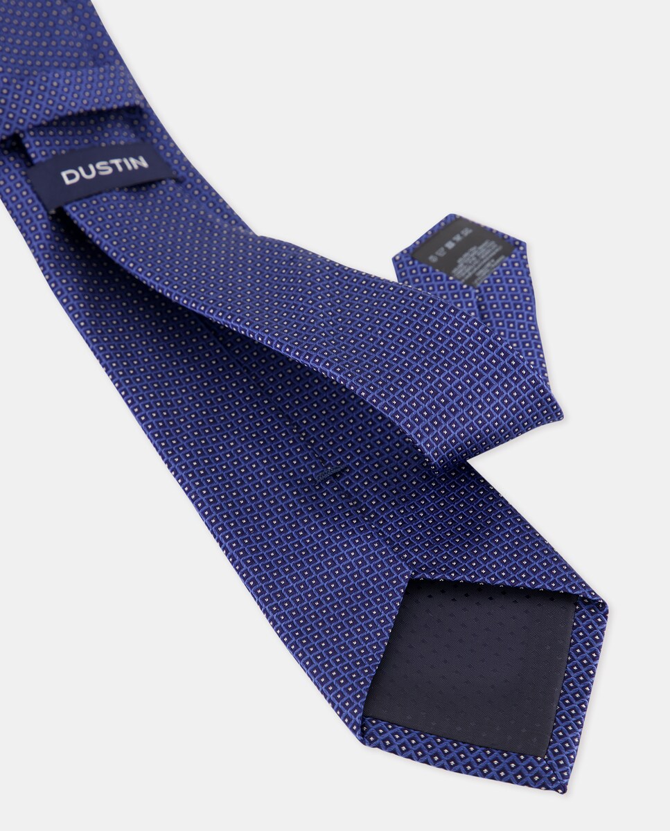 Estojo de Gravata, Botões de Punho e Lenço a Condizer Azul-3