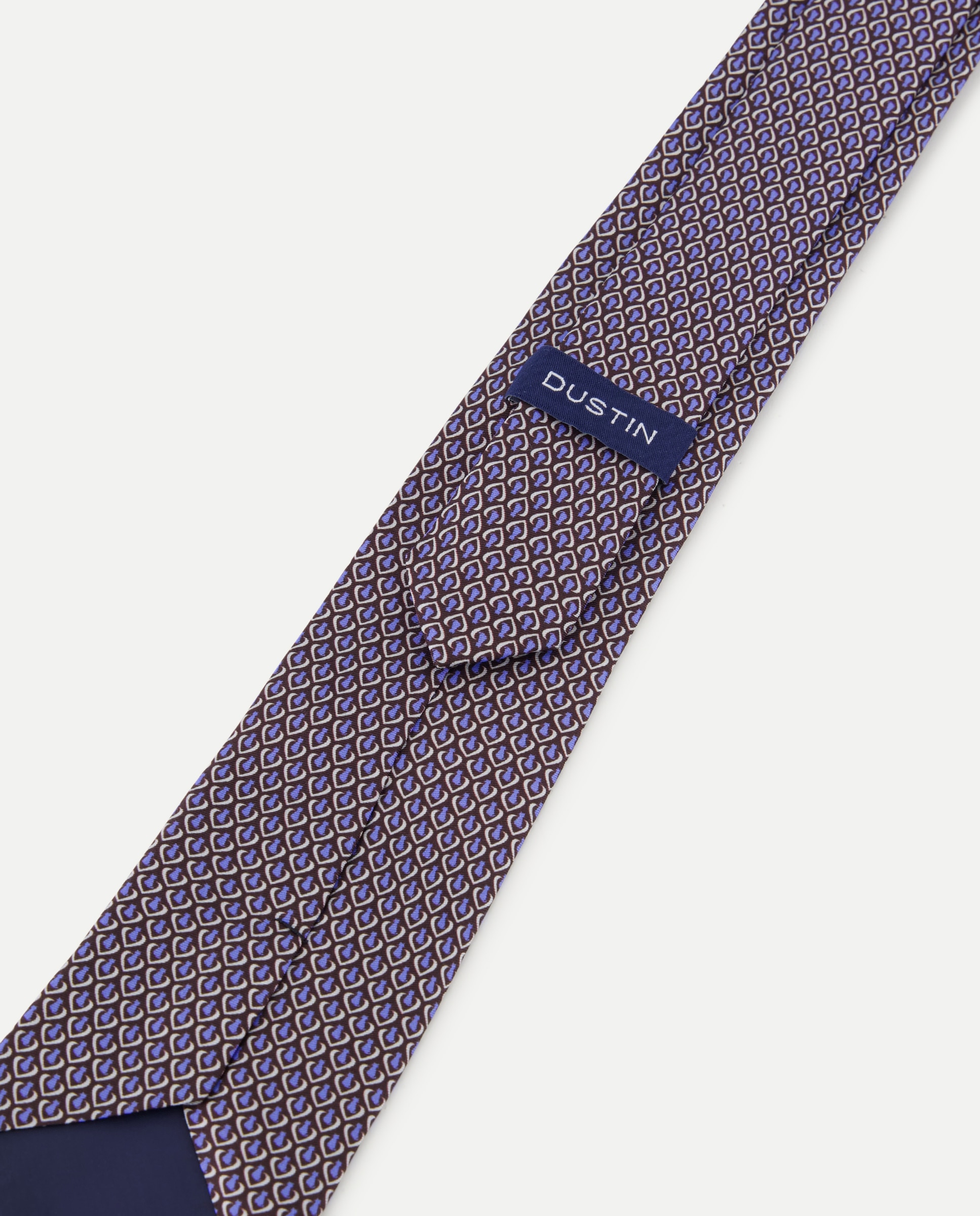 Corbata antimanchas con gatos. - Dustin - 700 Marrón 700 Marrón-3