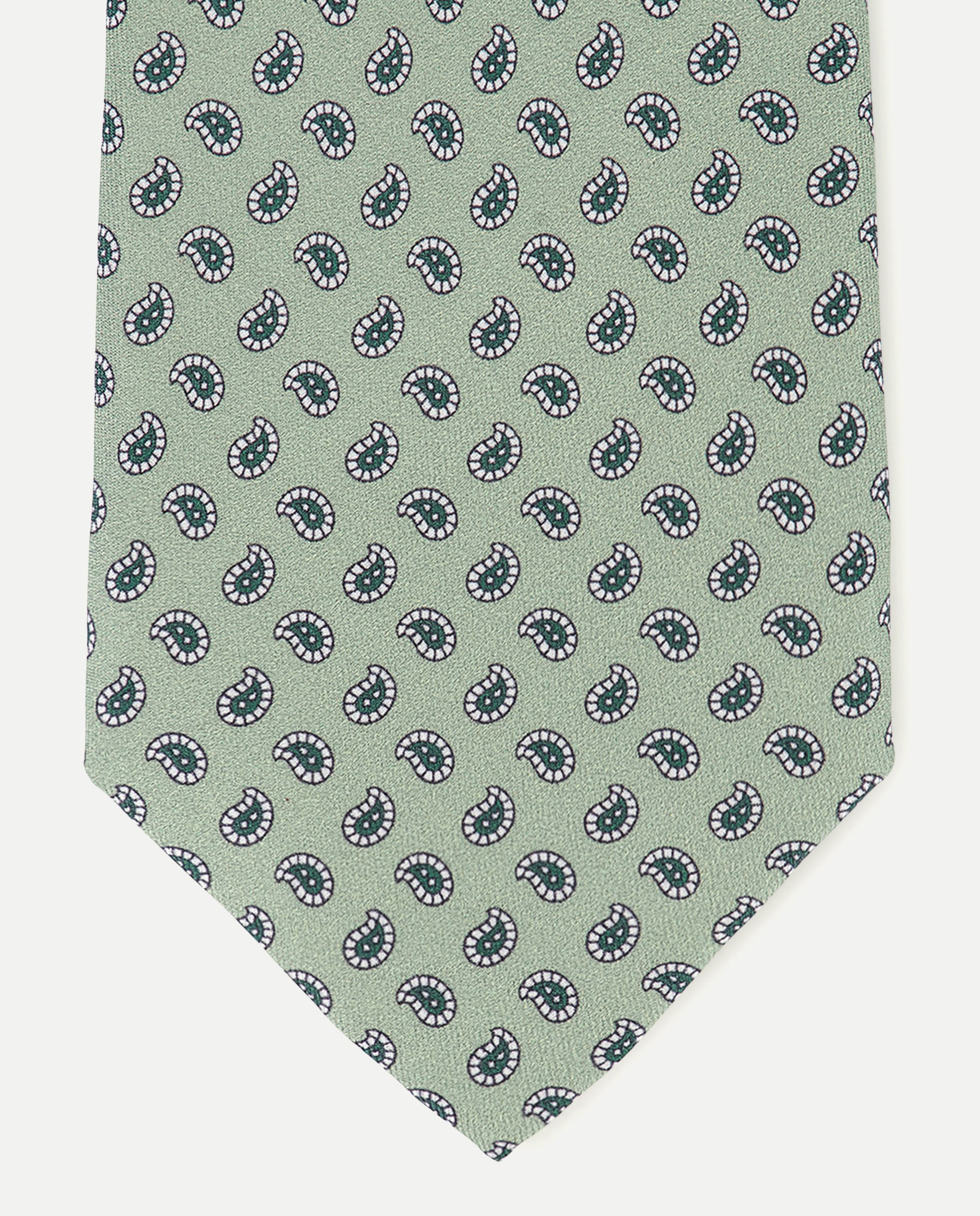 Gravata de Seda e Sarja 500 Verde-1